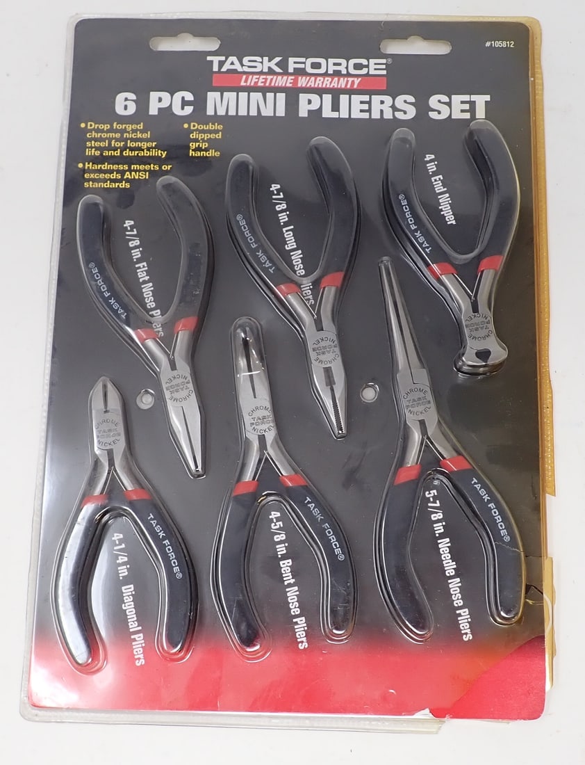 Task Force 6pc Mini Plier Set (1 of 1)