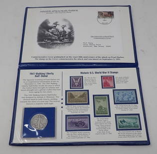 1941 Walking Liberty Half Dollar War Stamps: World War II Commemoratives , Postal Commemorative Society.