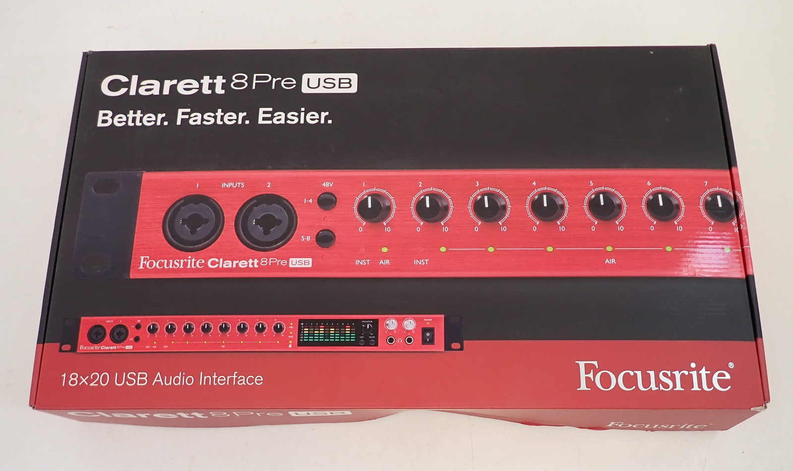 Clarett 8 Pre USB Audio Interface Focusrute (1 of 4)