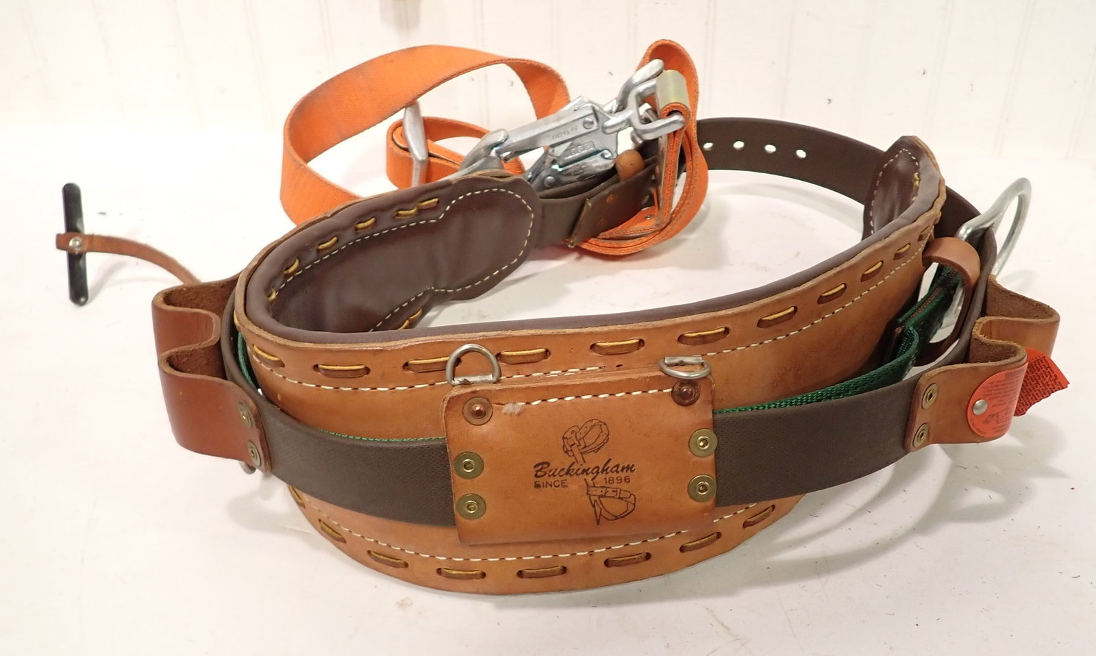 Buckingham Leather Lineman Belt: Size 30