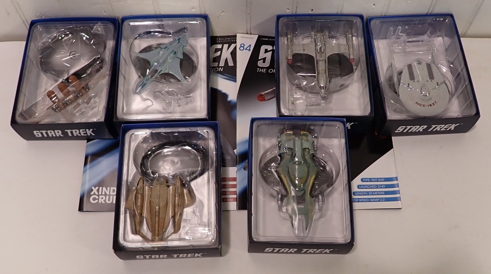 6 Star Trek Eaglemoss Starship Collection (1 of 3)