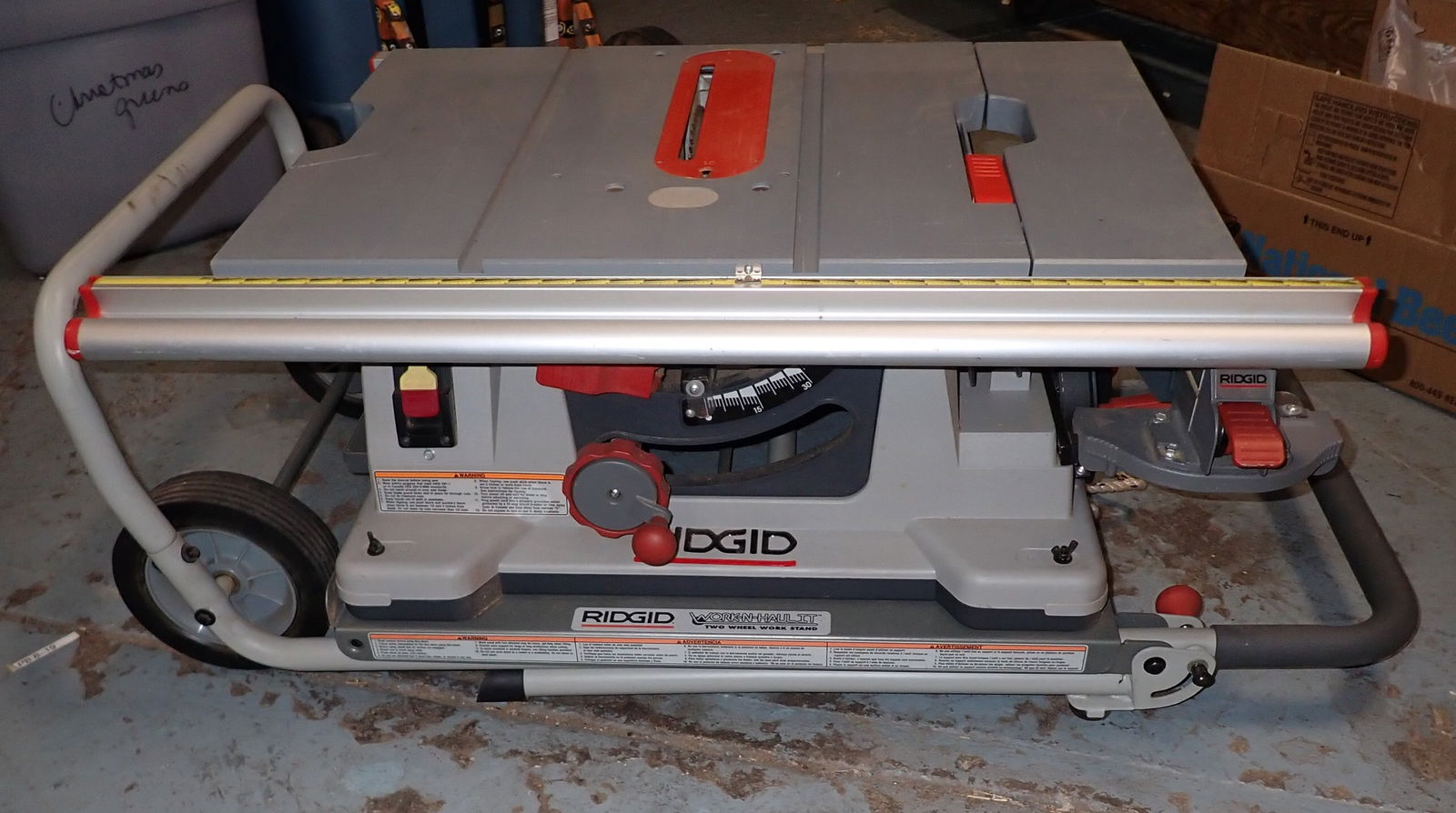 Ridgid ts2400 table sale saw