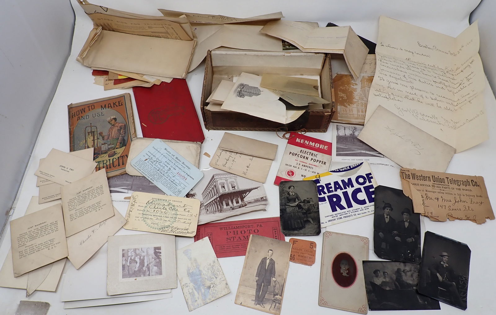 1914 Tool Patent Tin Types Misc Ephemora (1 of 13)