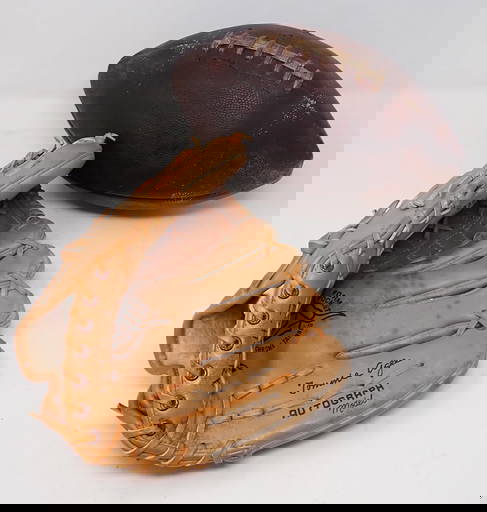 Spalding Tommie Agee Baseball Glove Football