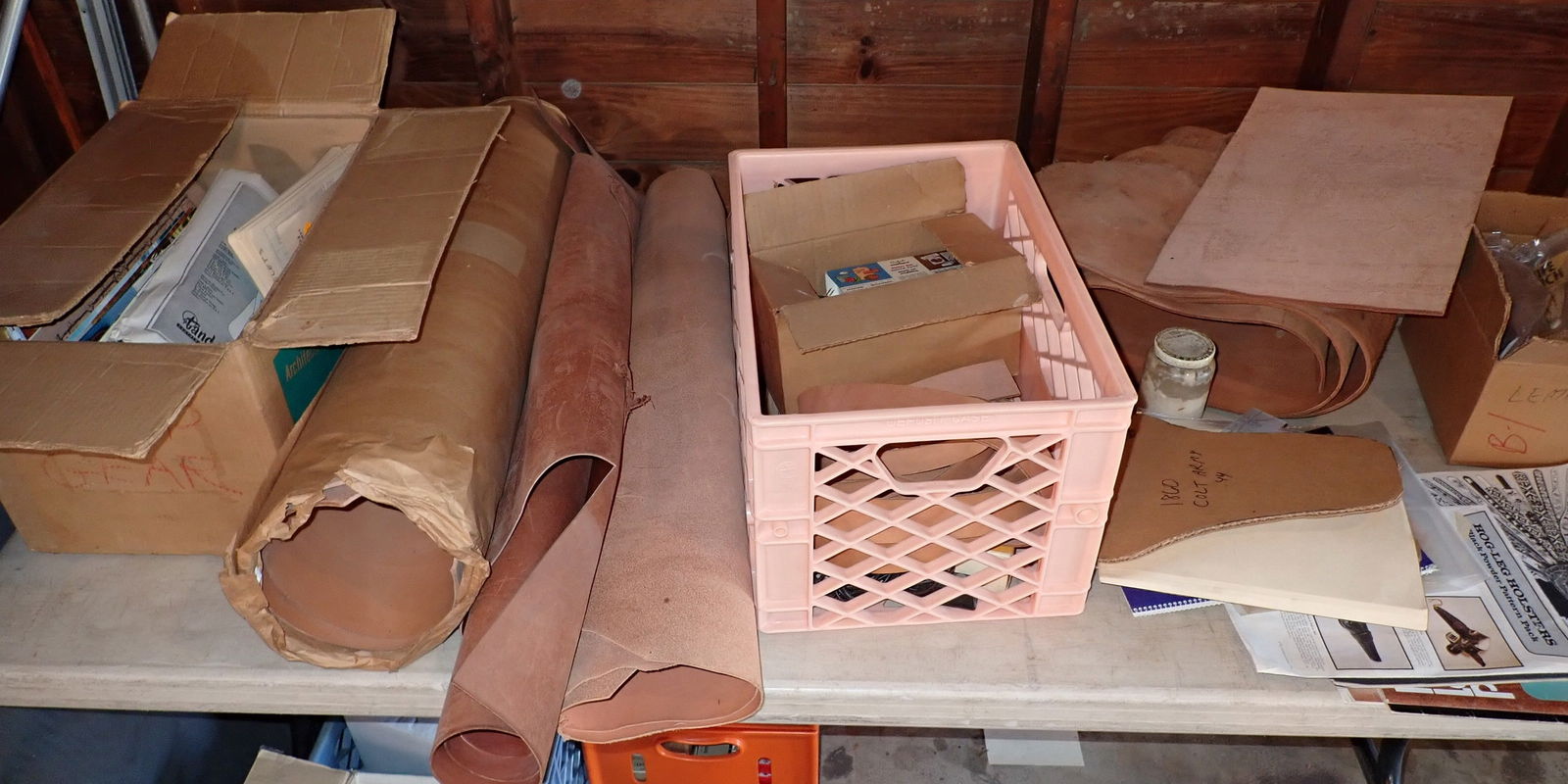 Pieces of Leather Books & Misc (1 of 8)