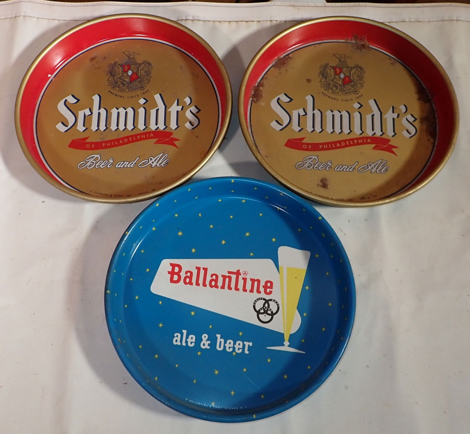 Schmidt's & Ballantine Beer Trays (1 of 3)