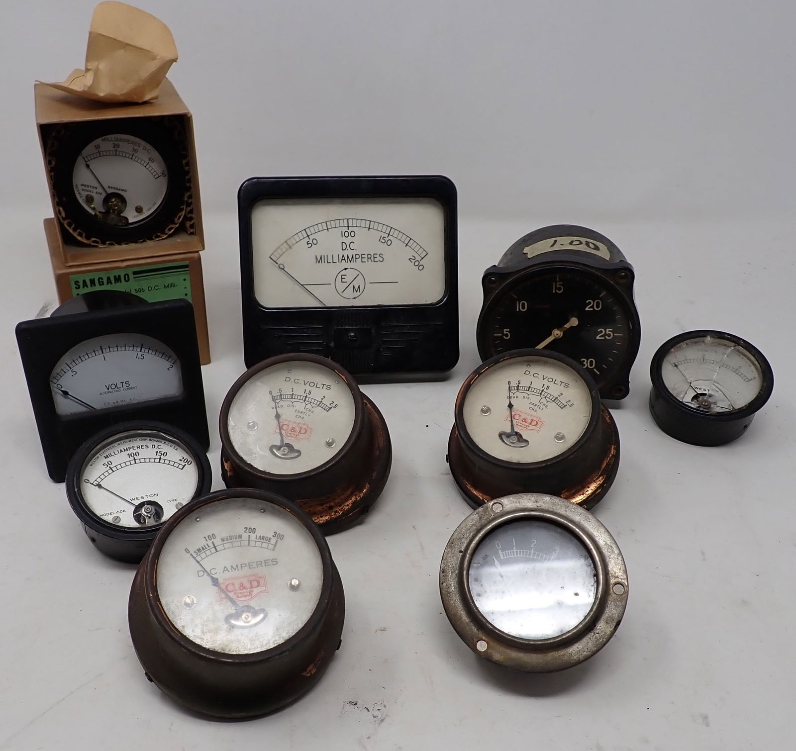 Steinite C&D Sangamo & Misc Gauges (1 of 8)