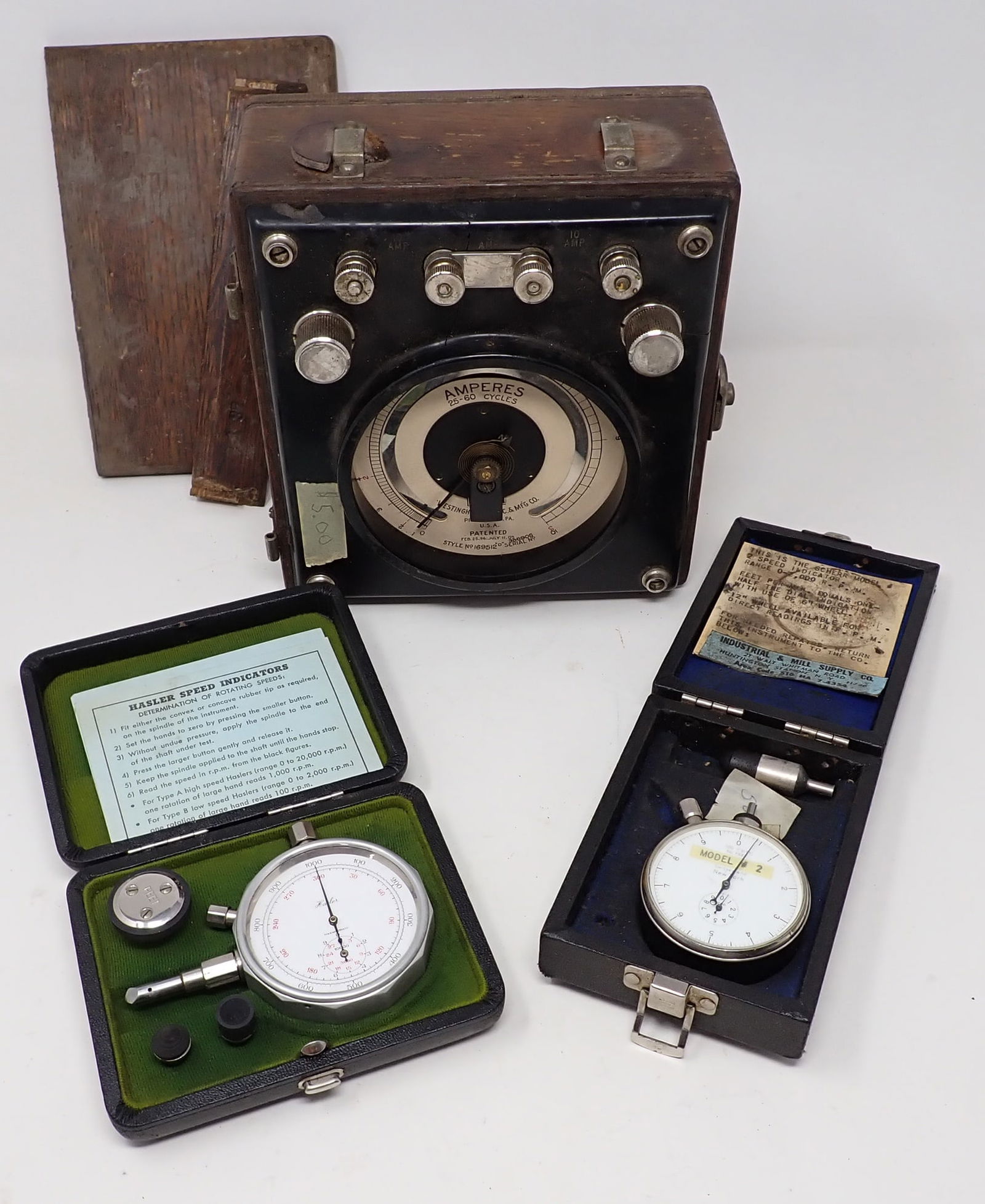 Scherr Hassler Speed Indicator s Westinghouse Meter (1 of 5)