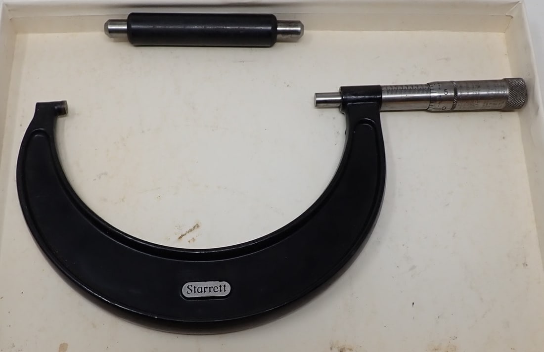Starrett No. 436 4-5 inch Outside Micrometer (1 of 3)