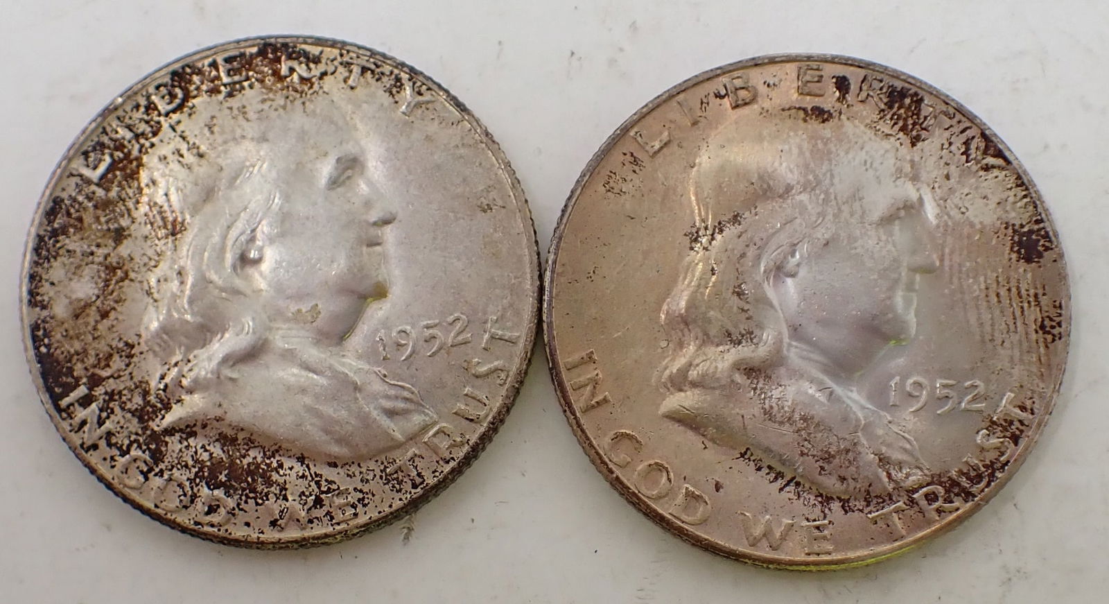 1952 Franklin Silver Half Dollars (1 of 2)