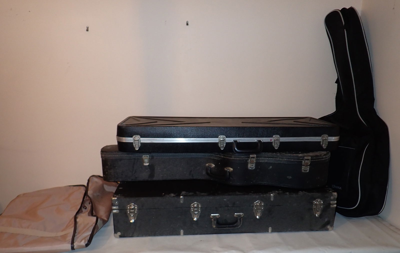 Guitar & Misc Instrument Cases: Must take all & NO SHIPPING !