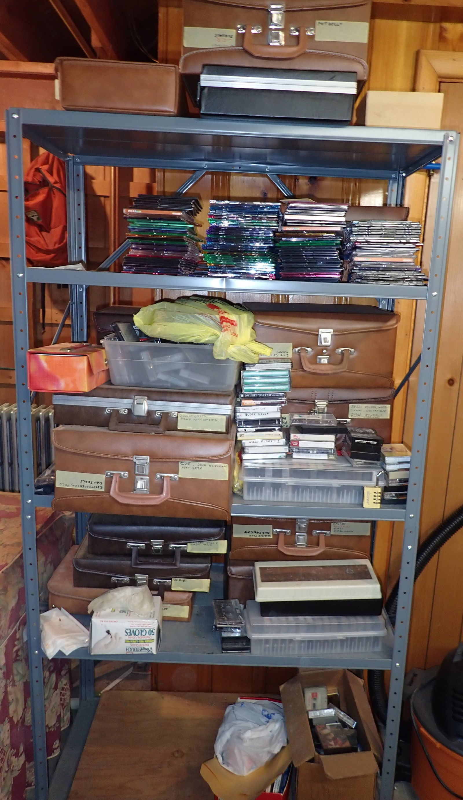 Cassette Tapes and Shelf (1 of 9)