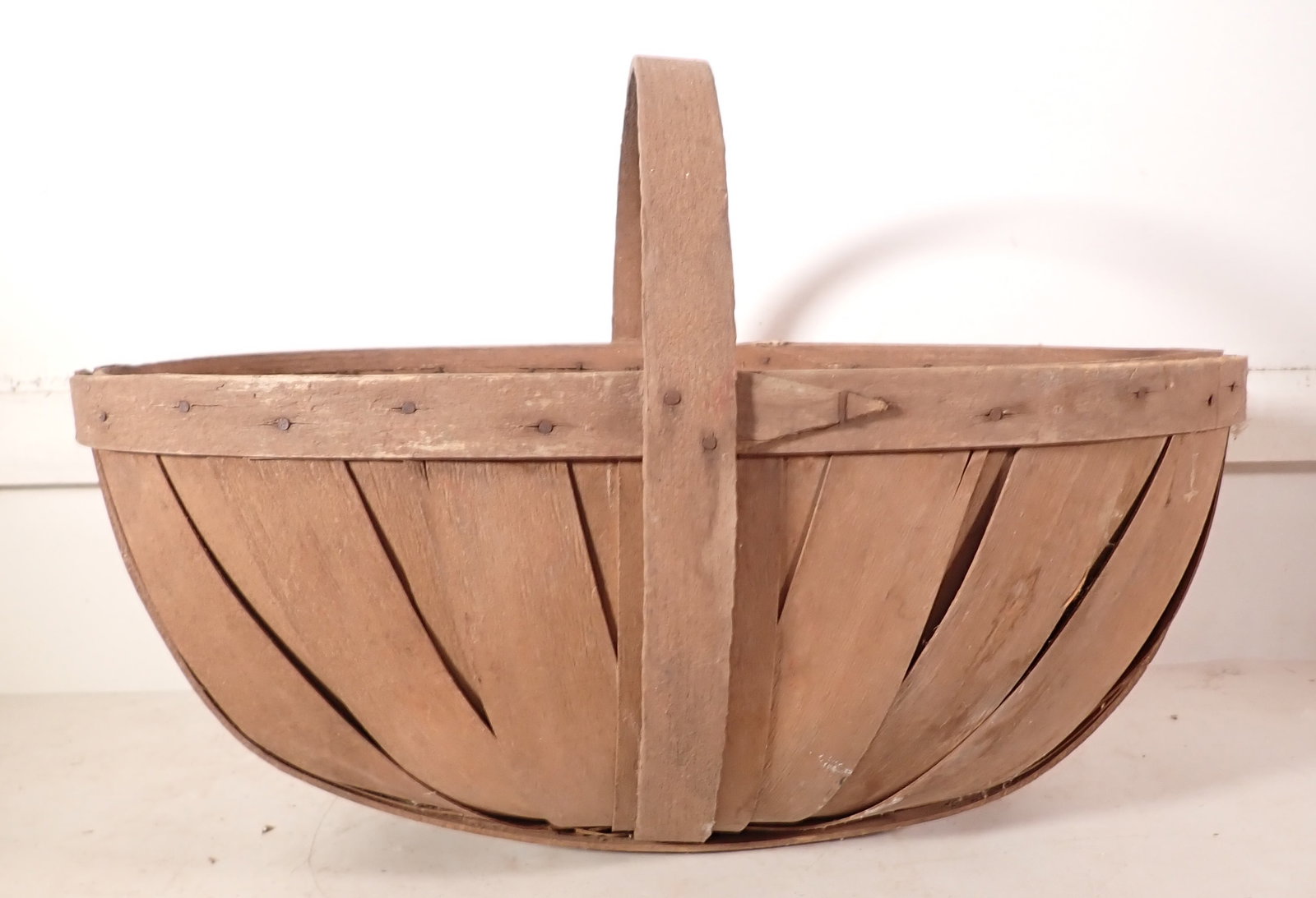 Apple Basket: Approx 13" x 20 1/4" x 13 1/2" tall.
