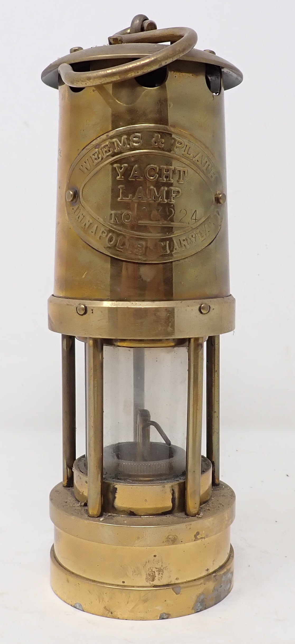 Weems & Plath Brass Yacht Lamp Auction