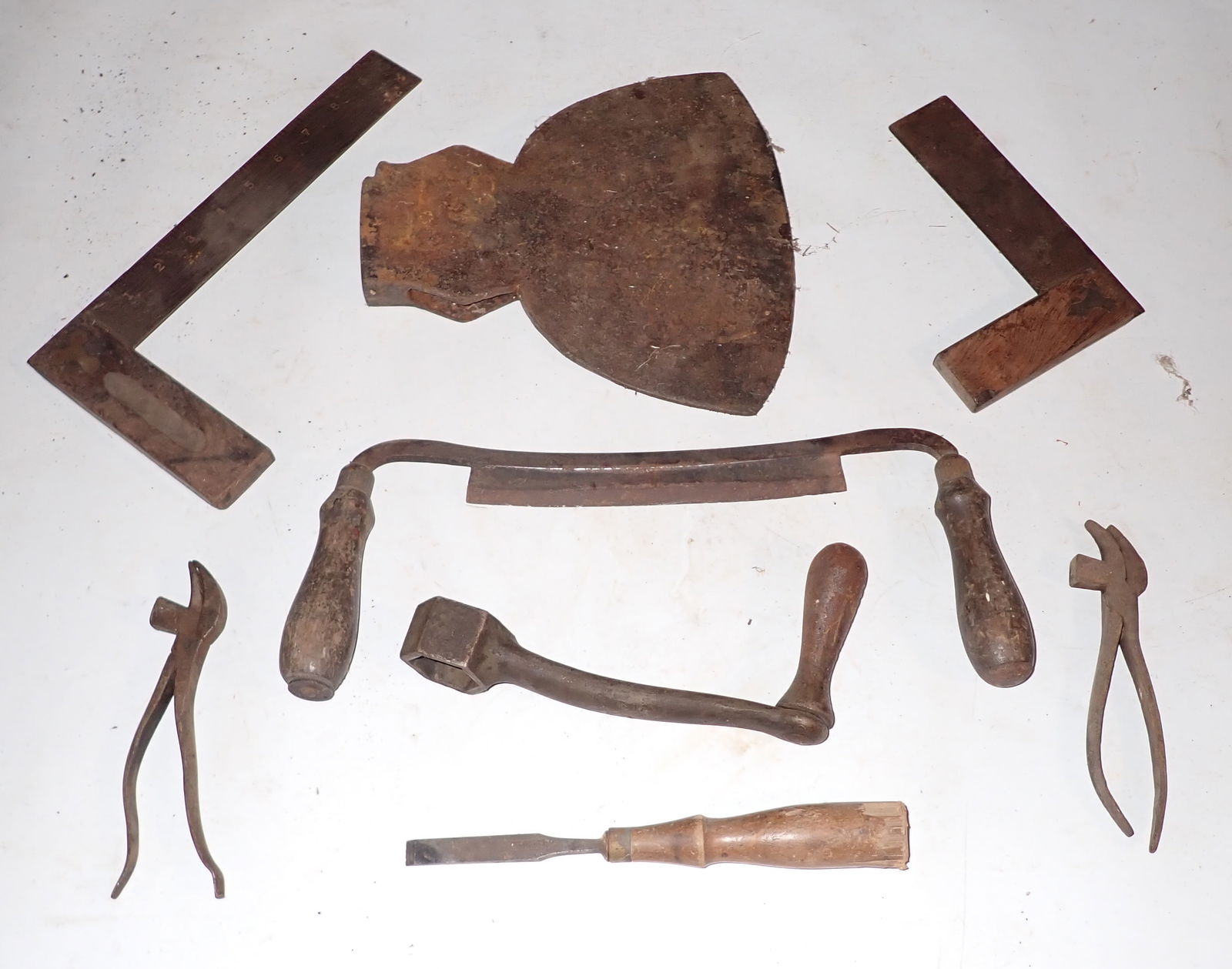 Draw Knife Ax Head Squares Chisel Misc Tools (1 of 7)