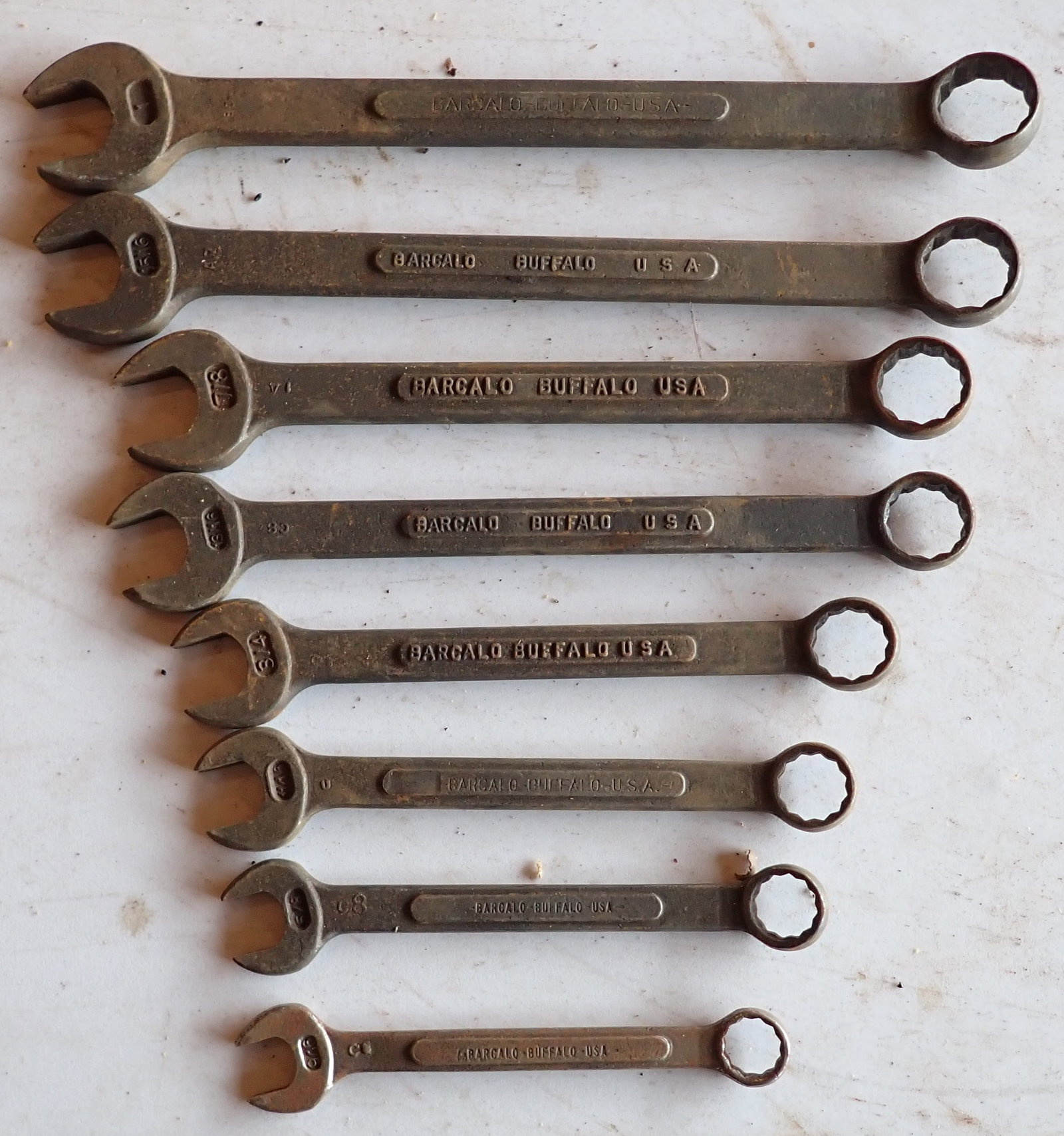 Barcalo Combination Wrenches: 9/16" -1"