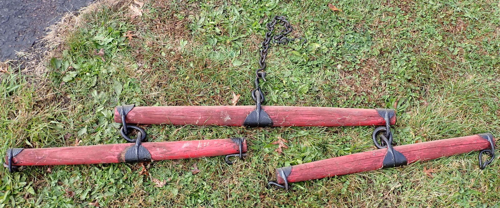 Triple Tree in Red Paint (1 of 3)