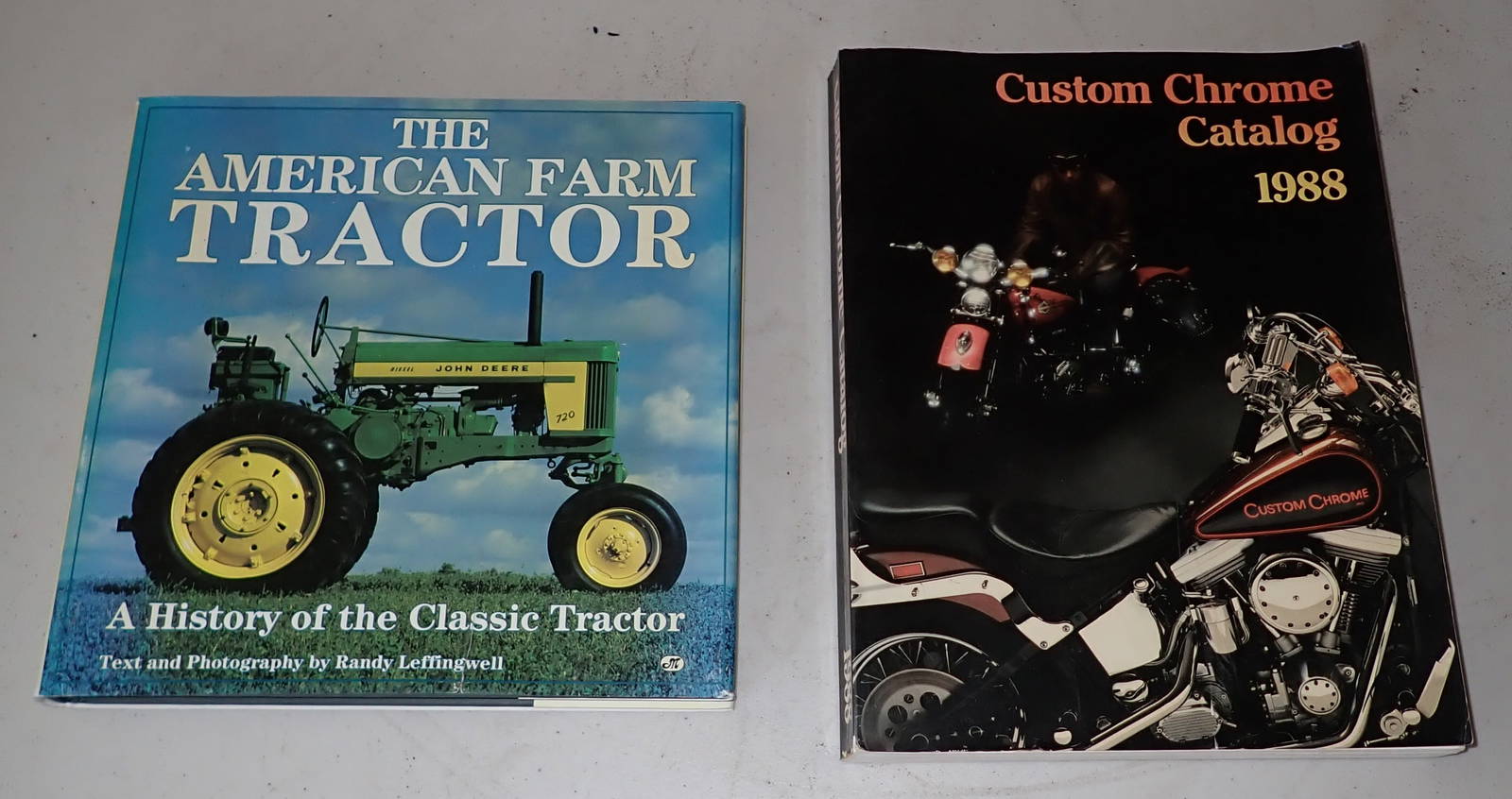 Farm Tractor Book Motorcycle Custom Chrome Catalog Auction