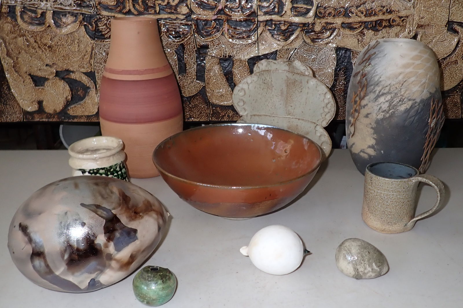 Misc Pottery & Hand Painted Goose Egg (1 of 6)