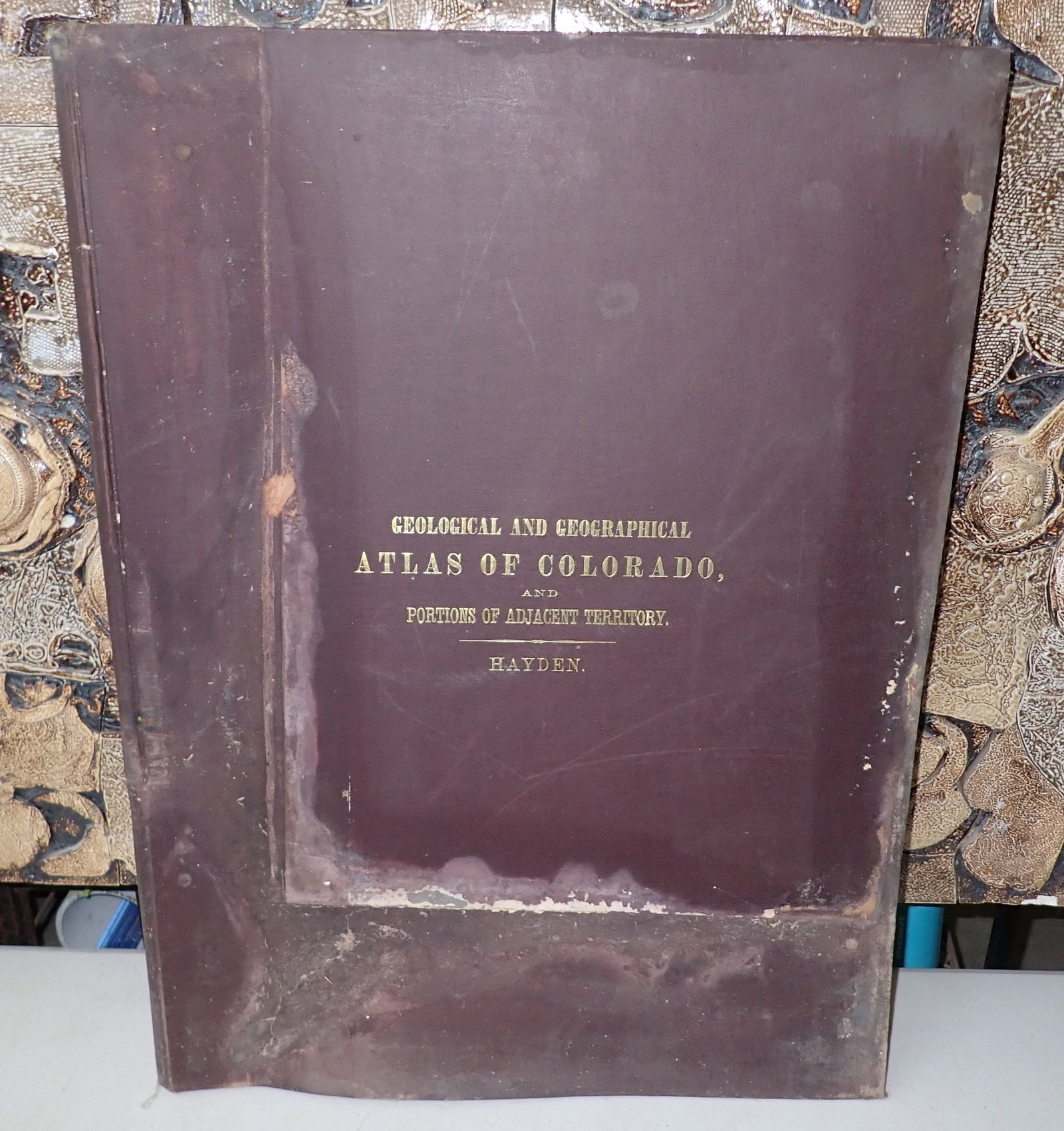 1881 Atlas of Colorado FV Hayden: Geological & Geographical Surveys Atlas