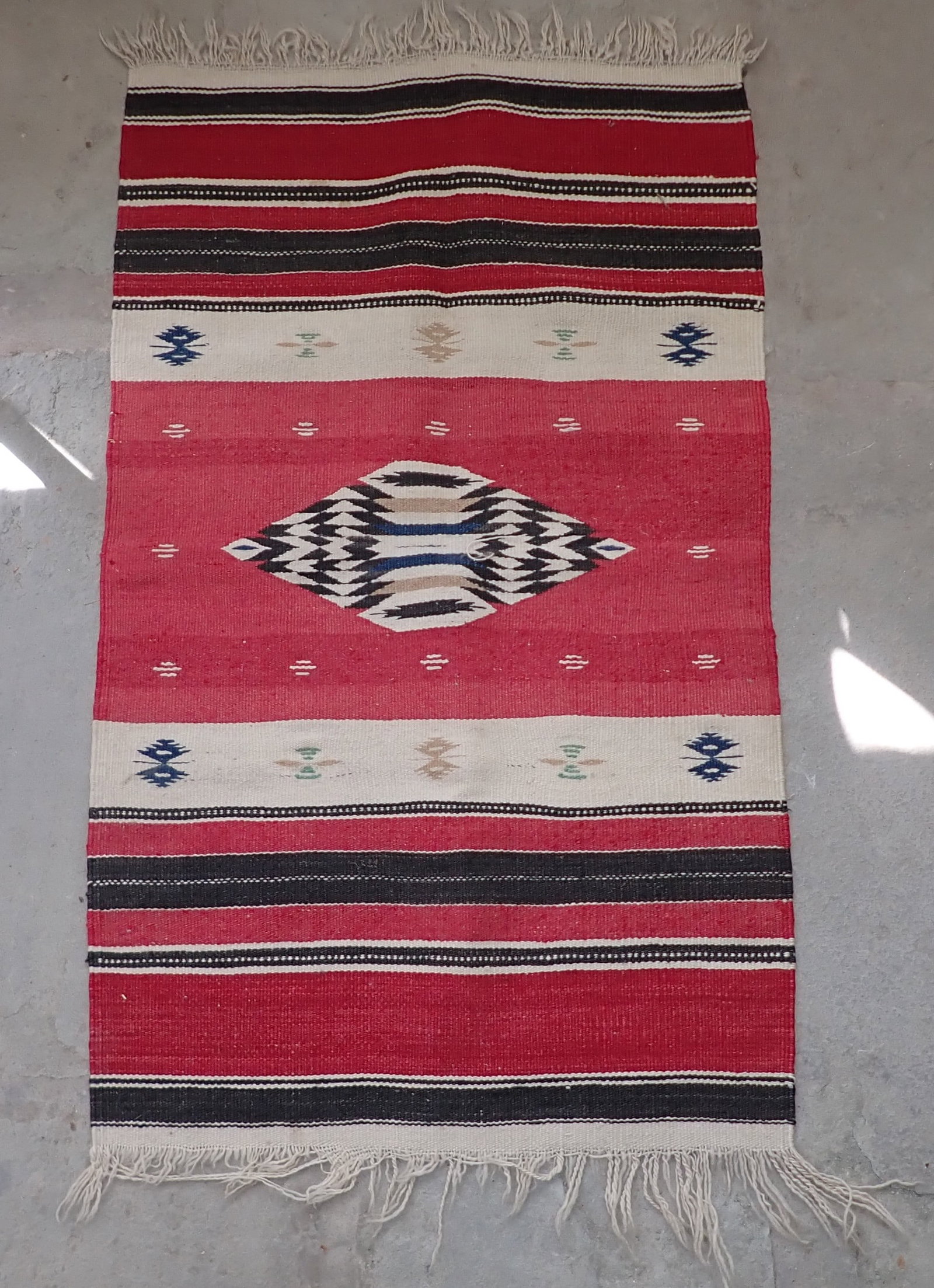 Indian Blanket: Approx 22" x 40"