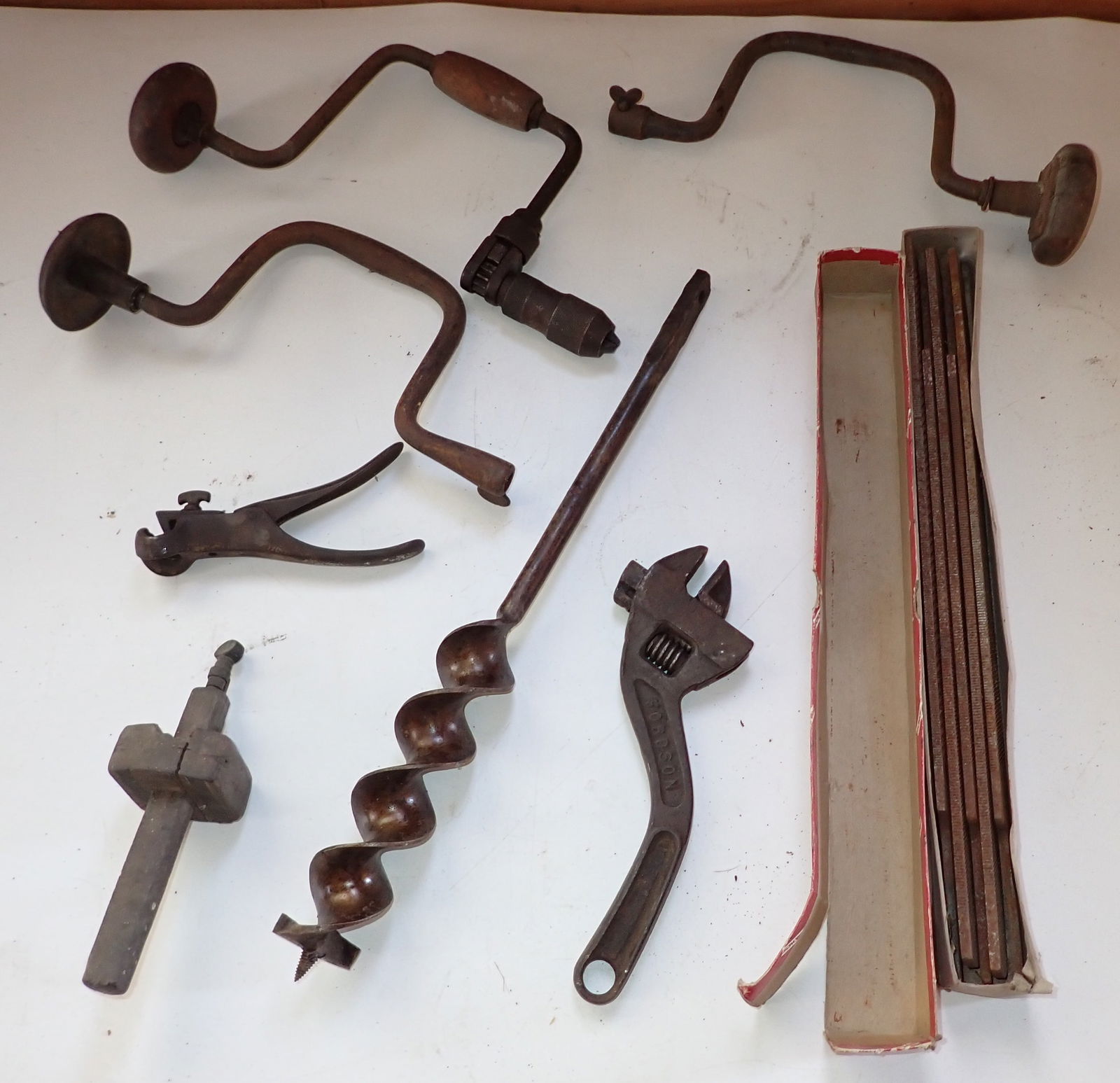 Fordson Adjustable Wrench Hand Drills Files & Misc (1 of 4)