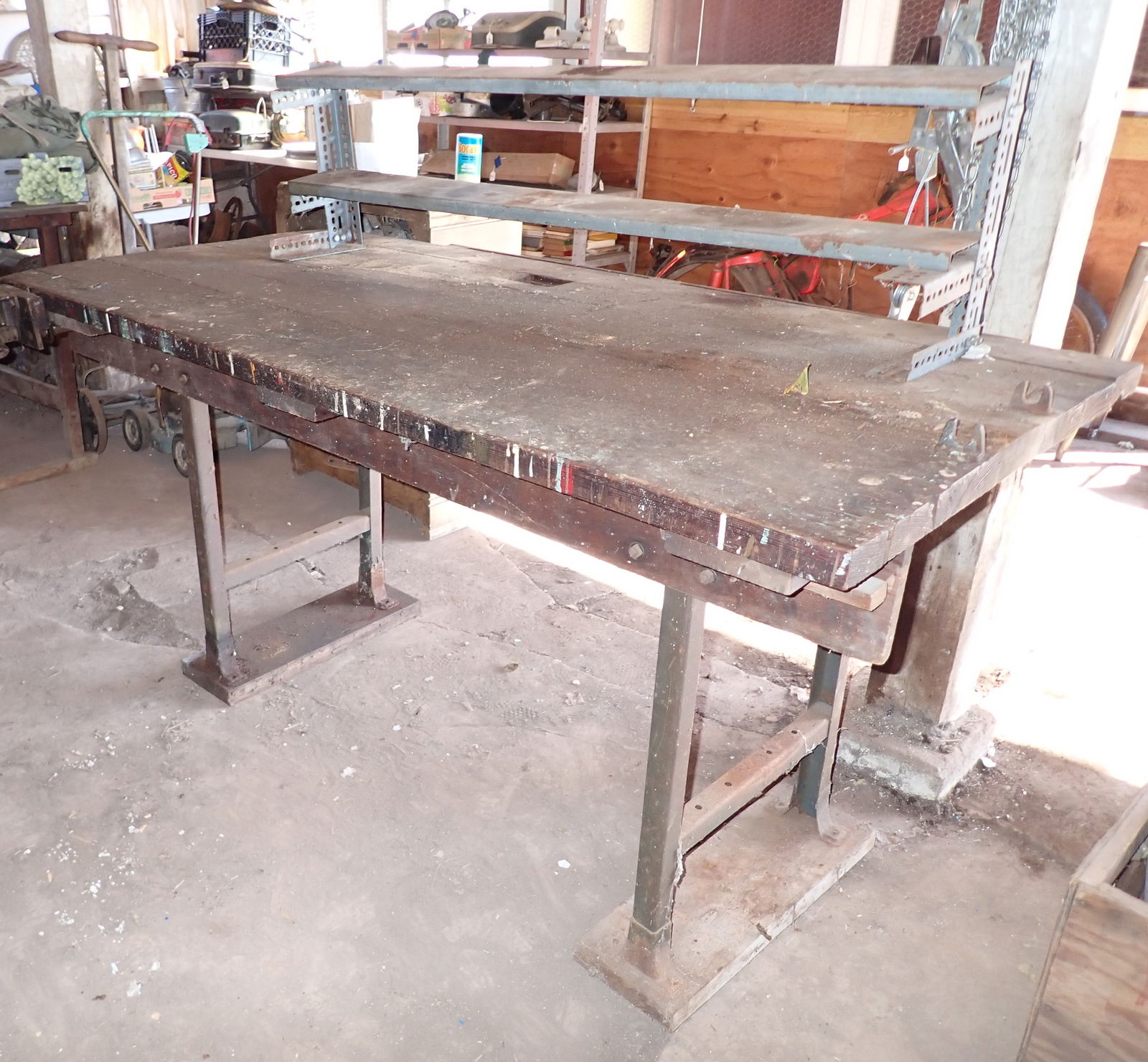 Workbench w/ Woodworkers Vise (1 of 4)