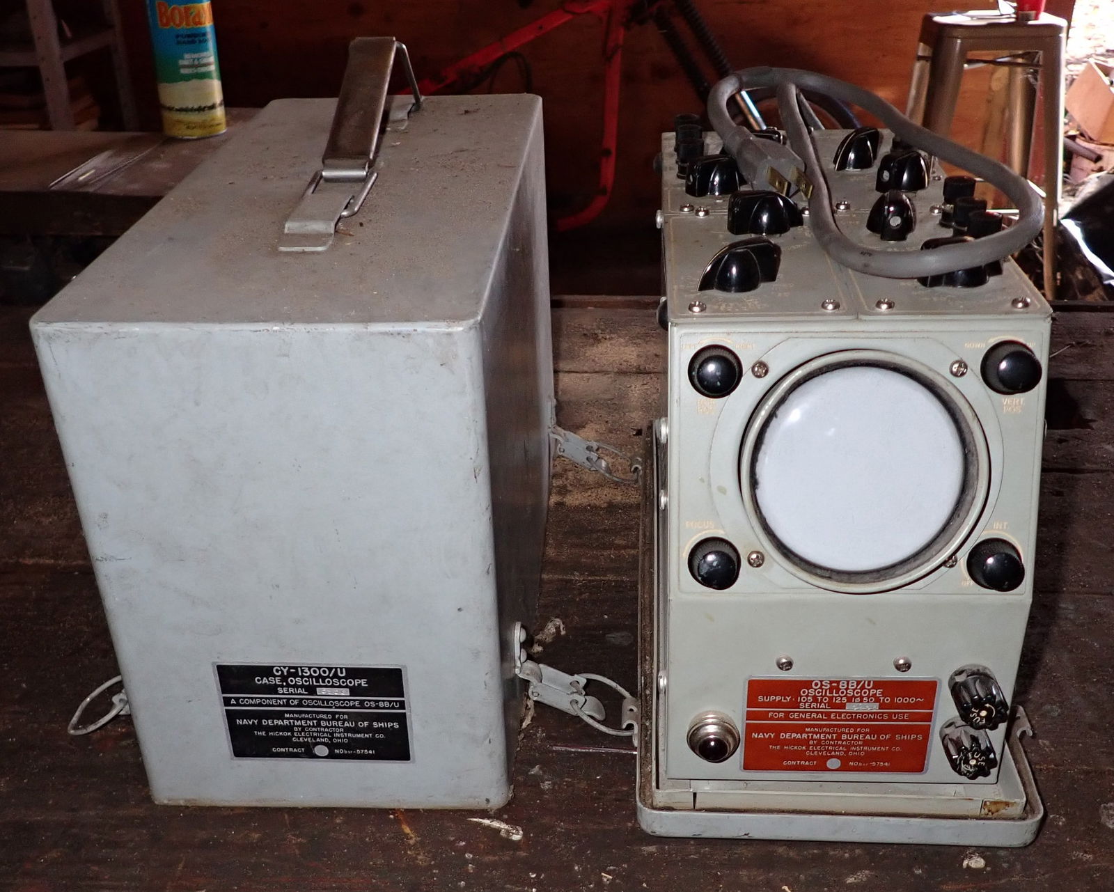 Navy Dept Hickok Oscilloscope (1 of 4)