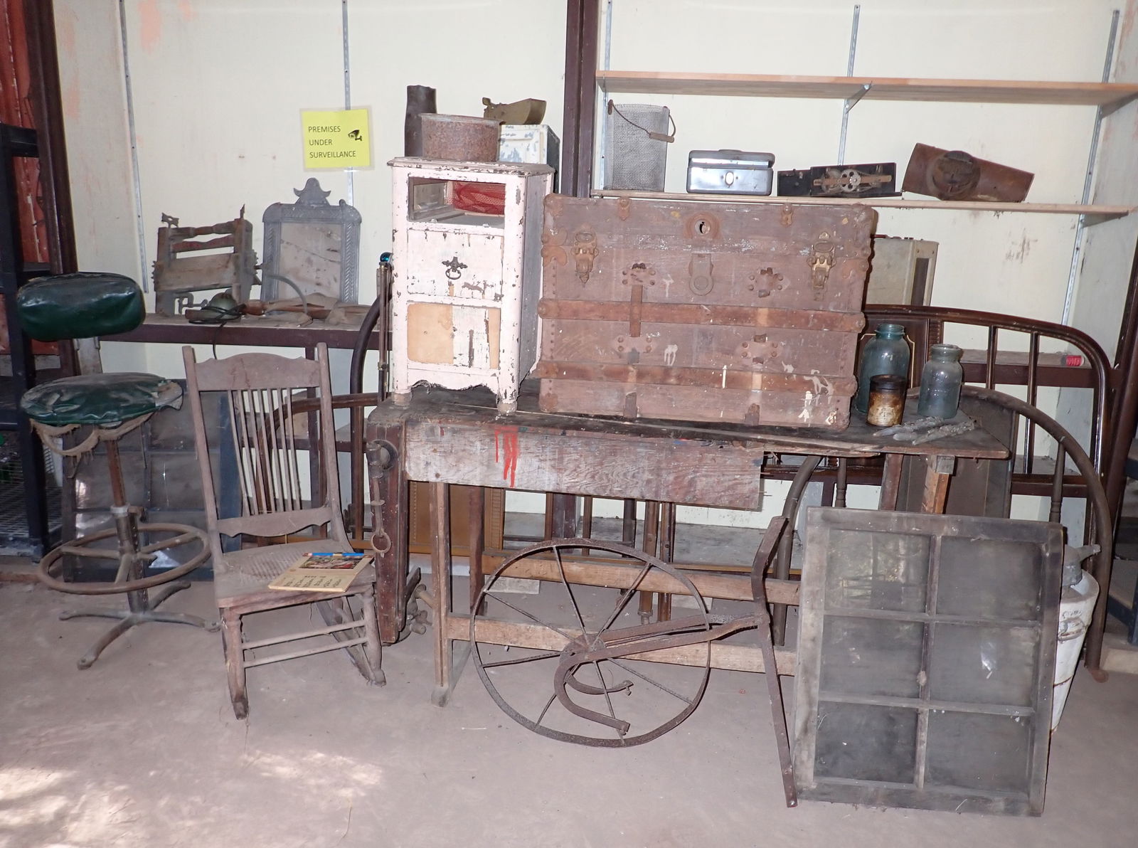 Workbench Trunk Industrial Chair & Misc (1 of 16)