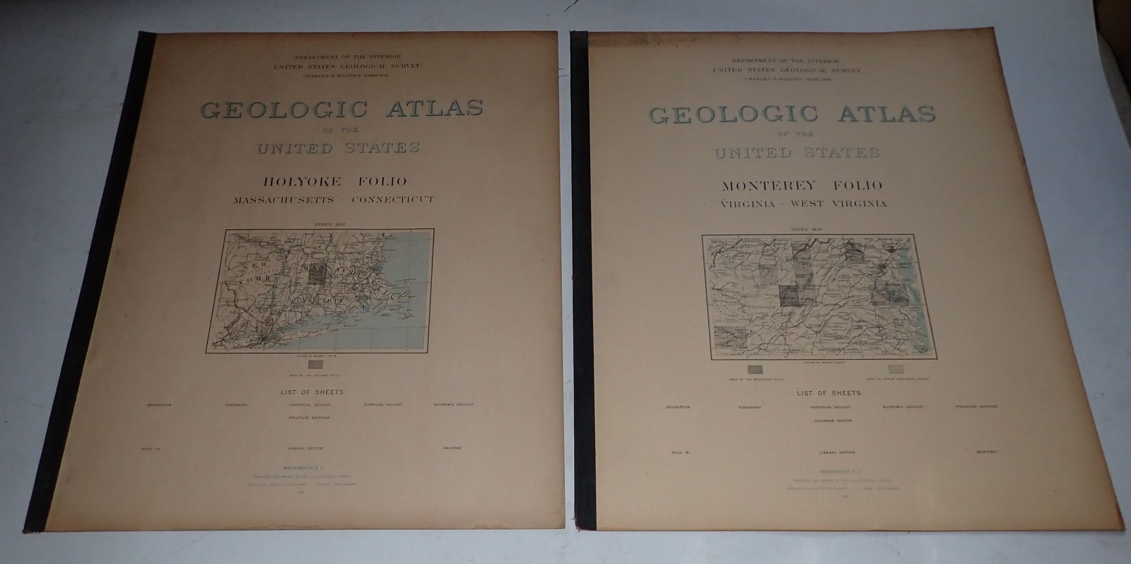 West Virginia Massachusetts Connecticut Atlas's (1 of 4)