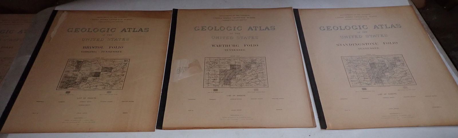Walcott Tennessee Geologic Atlas's (1 of 5)