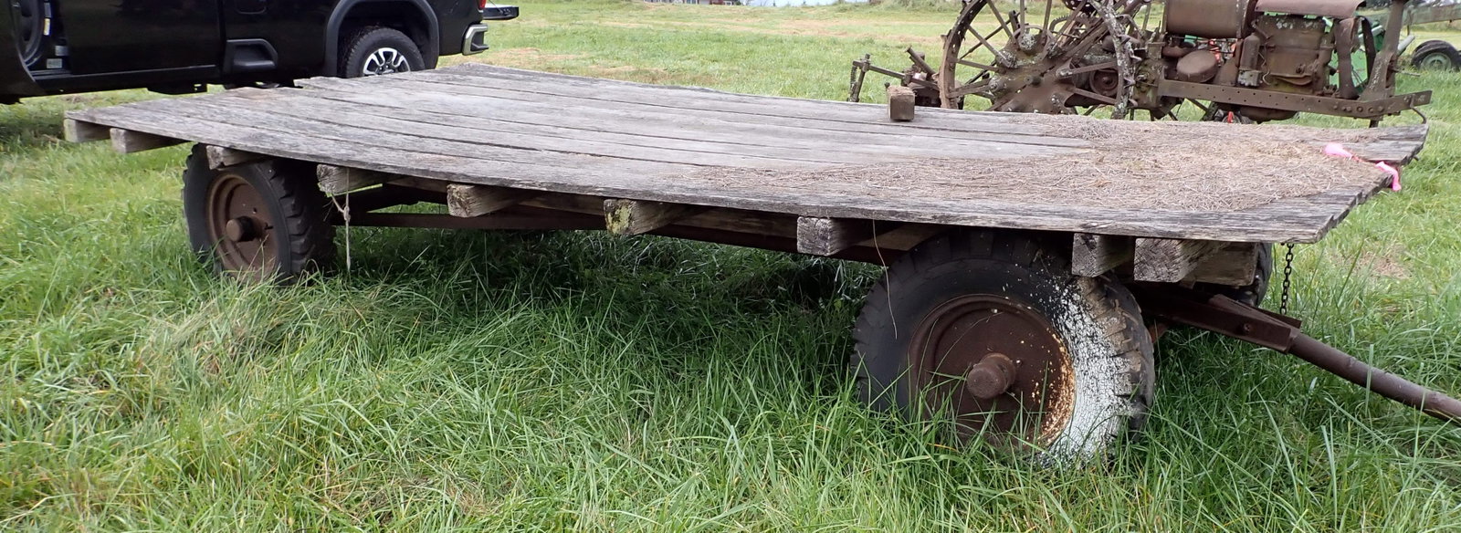 Hay Wagon: Approx 7' x 15' . NO shipping