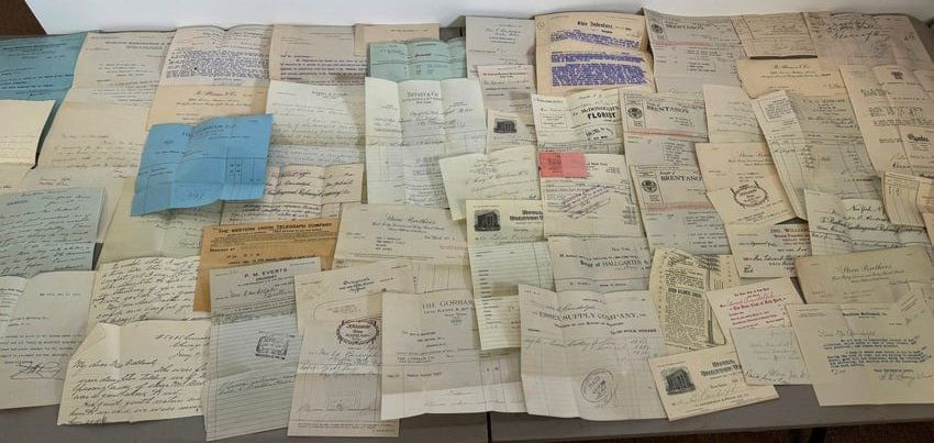 Bill Heads incl Tiffany & Co Gorham FAO Schwarz & Misc (1 of 12)