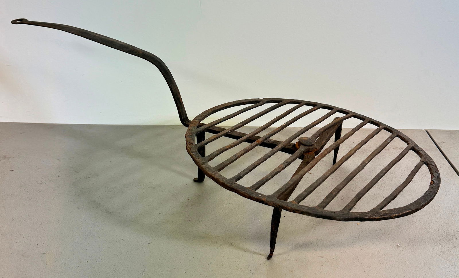 Early Wrought Iron Rotating Trivet (1 of 6)