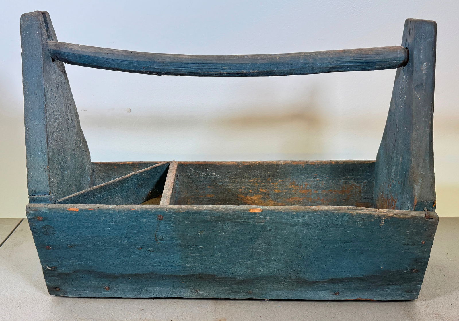 Early Cobblers / Farriers Tote in Blue Paint (1 of 5)