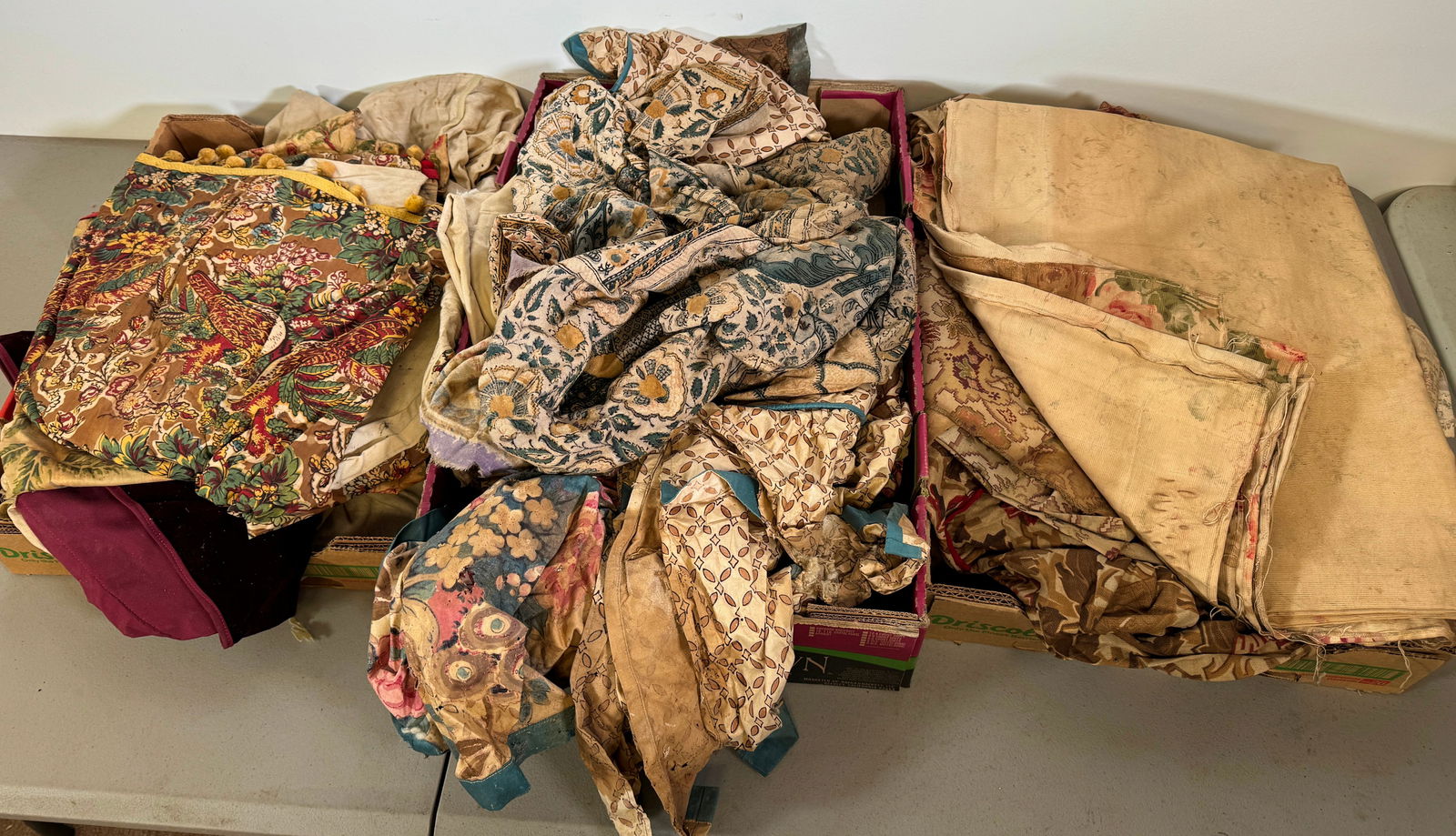 3 Boxes of Material & Misc (1 of 7)