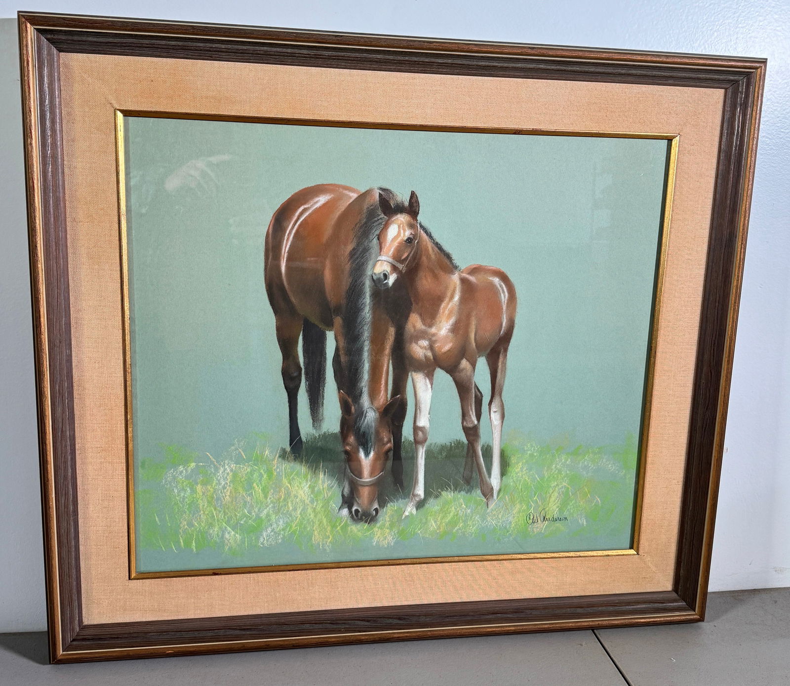 Clarence Williams Anderson Horse Pastel (1 of 4)