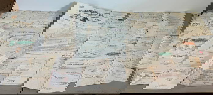 Hartford Insurance Stock Policy Misc Ephemora: Getting all pictured
