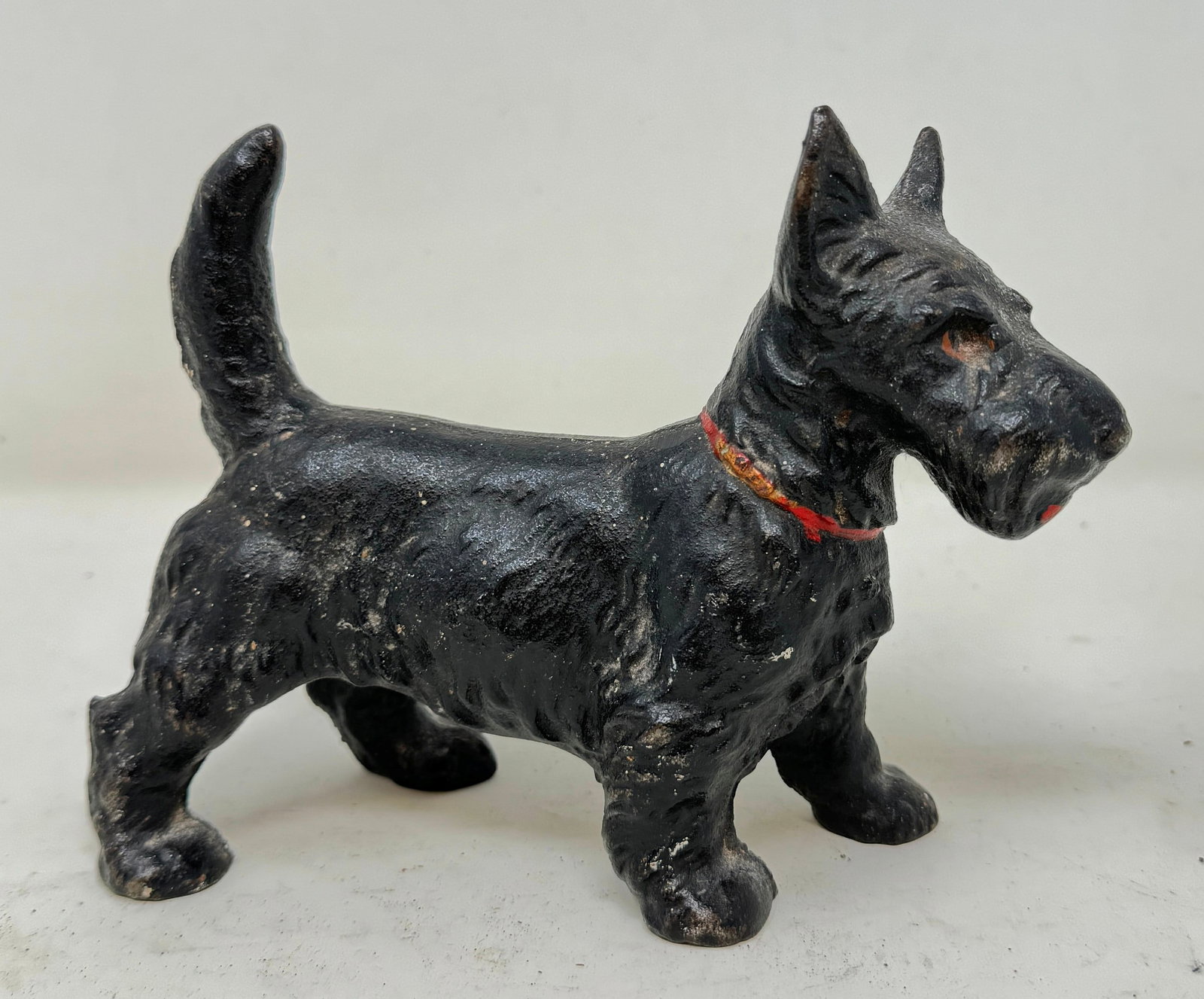 Cast Iron Scotty Dog: Approx 6 1/2" long and 5 1/8" tall