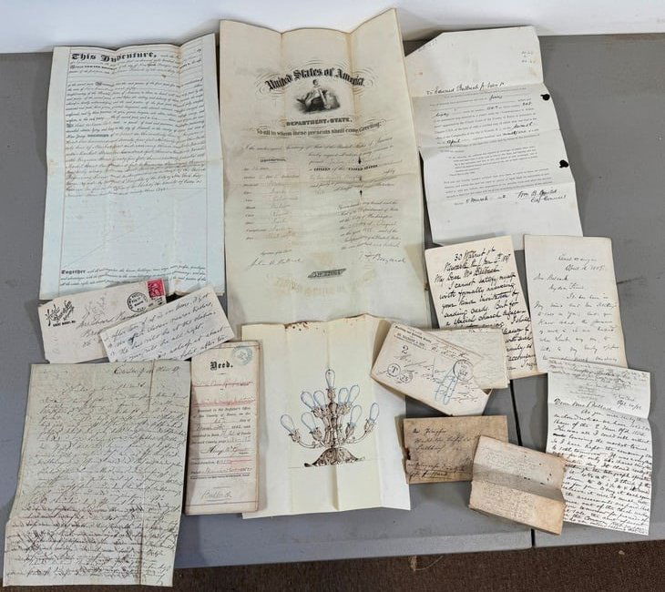 1800's Indenture Misc Ephemora (1 of 18)