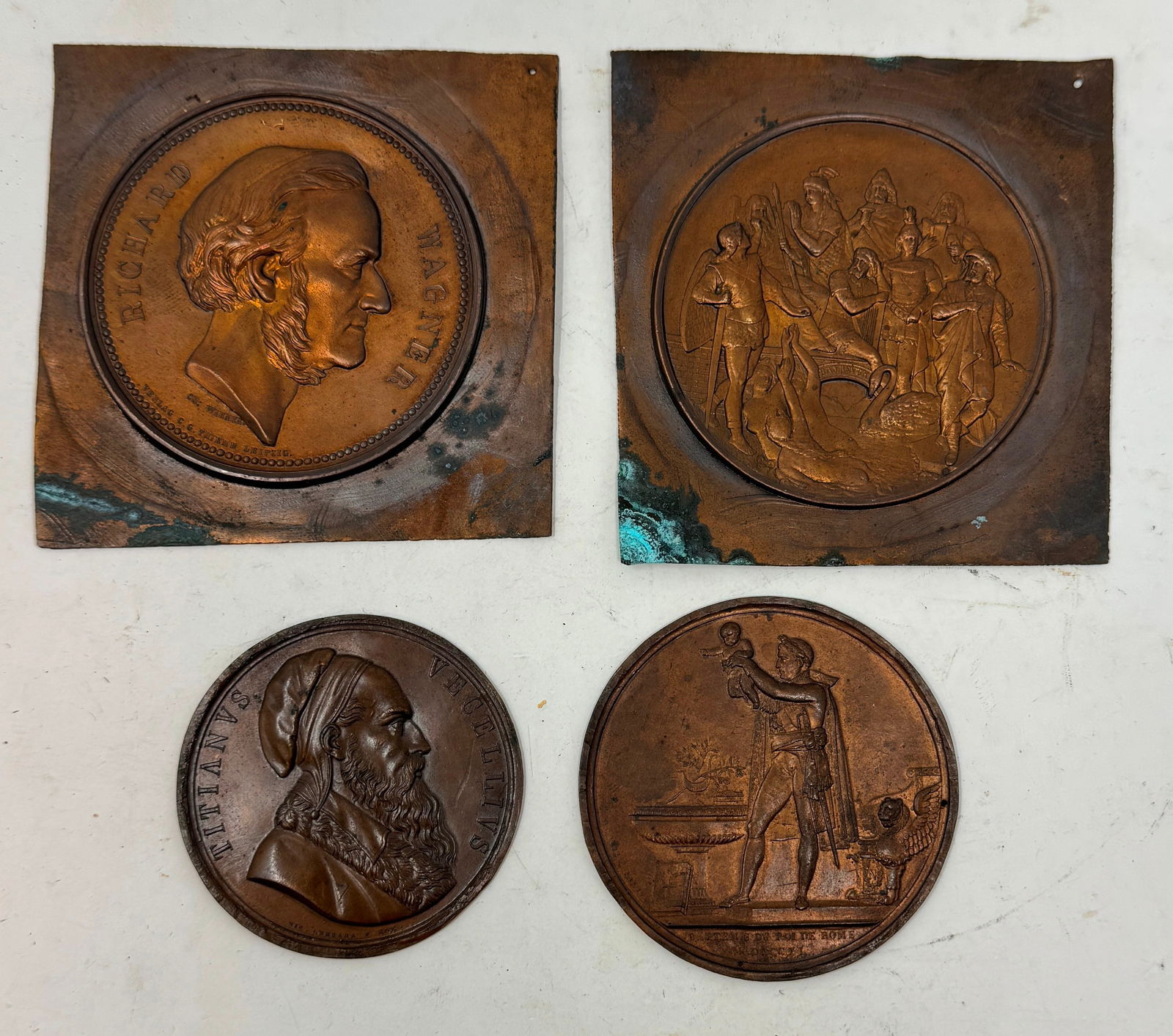 Copper Medallion Stamps / Molds (1 of 6)