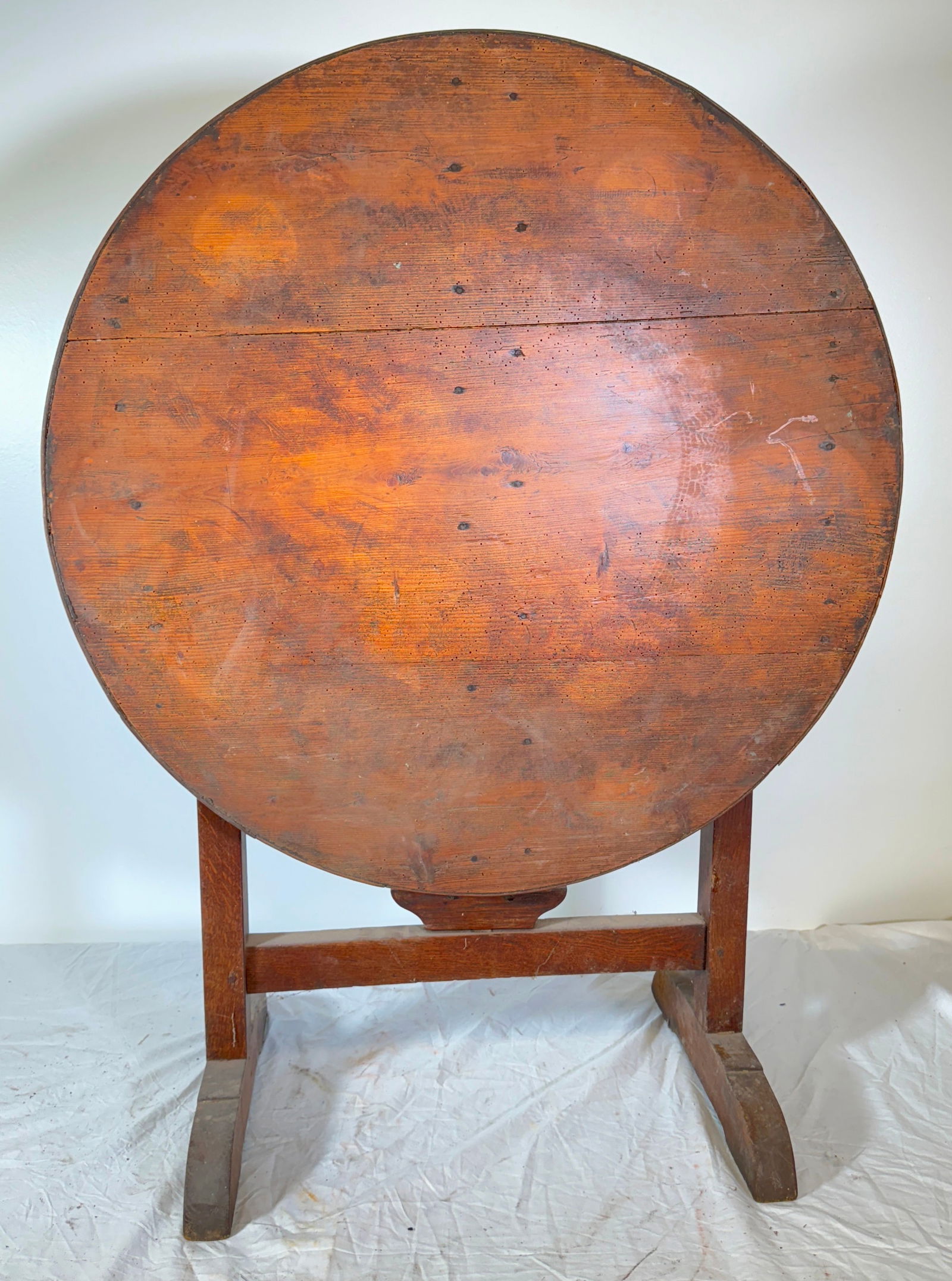 Tilt Top Tavern Table w/ Shoe Feet (1 of 6)