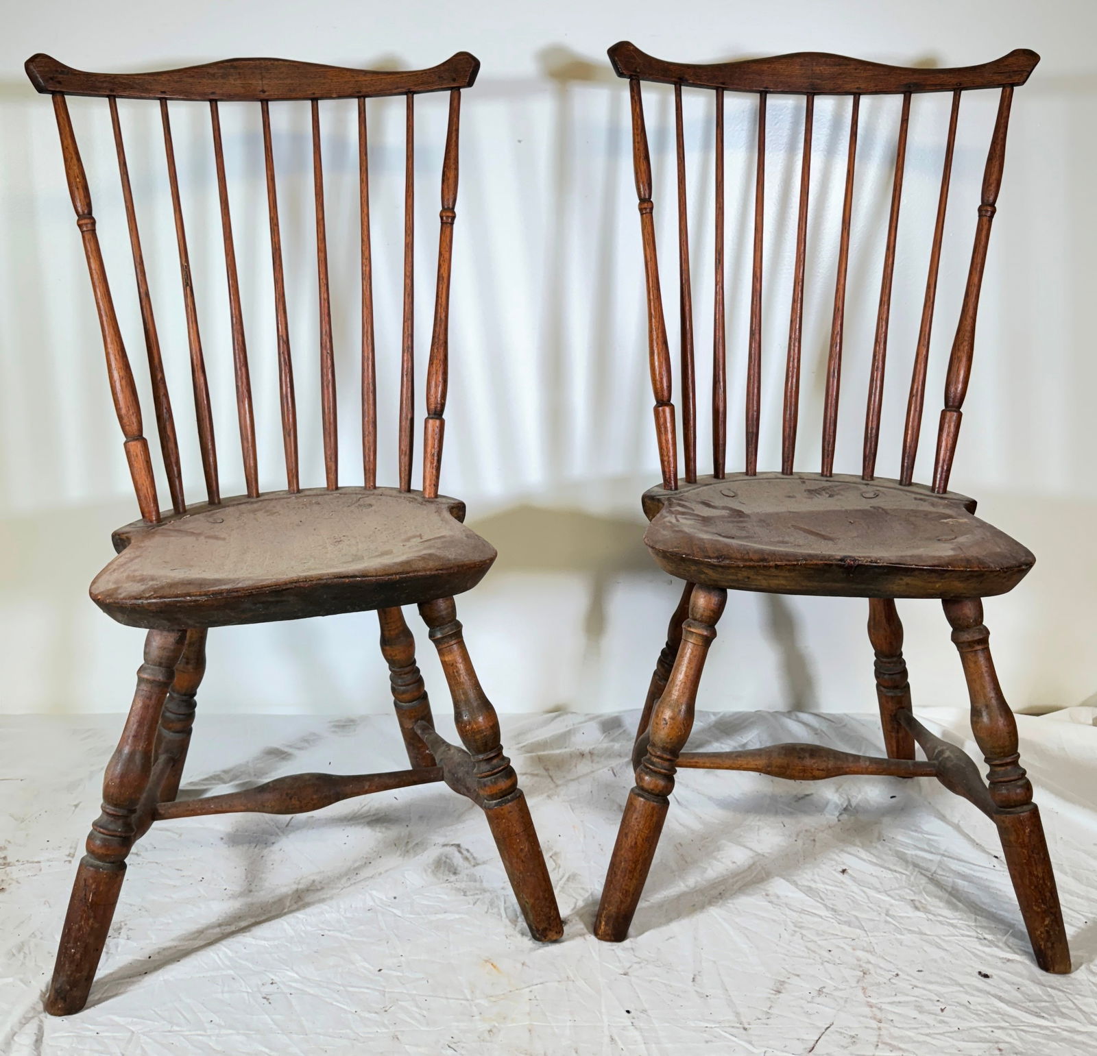 Plank Seat Spindle Back Chairs (1 of 5)