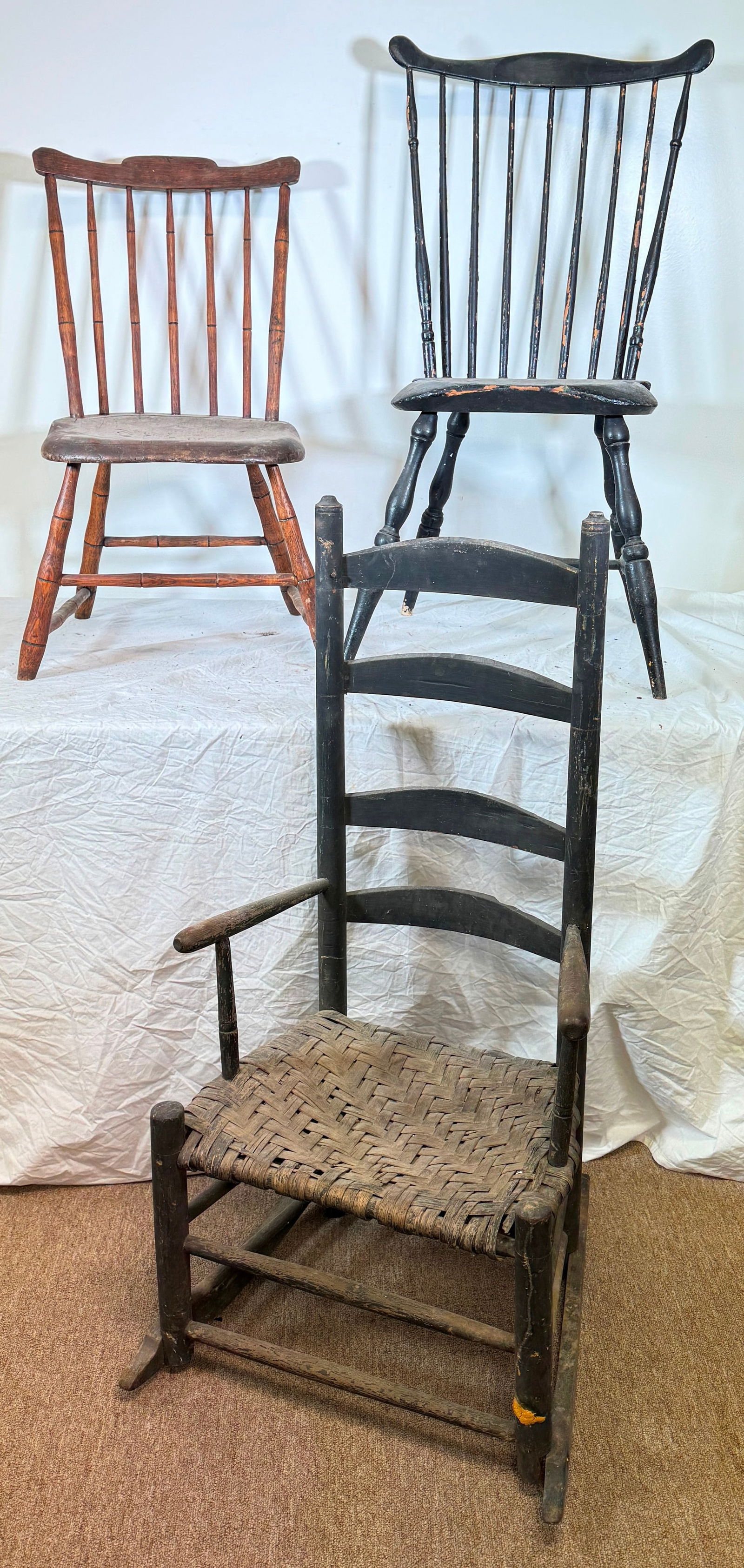 Windsor Chairs & Rocker: NO shipping