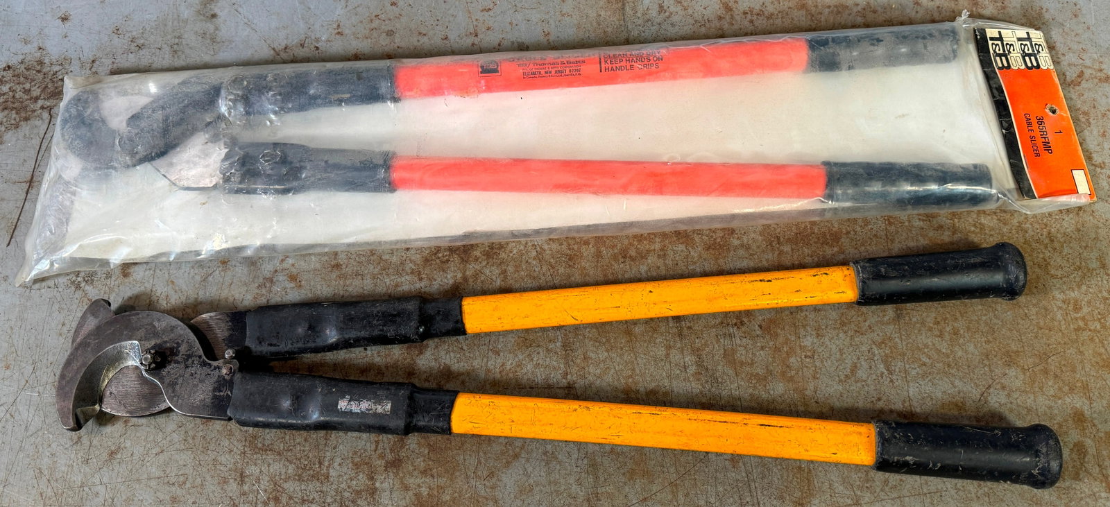 Cable Slicers incl T&B: Approx 25 1/4" long