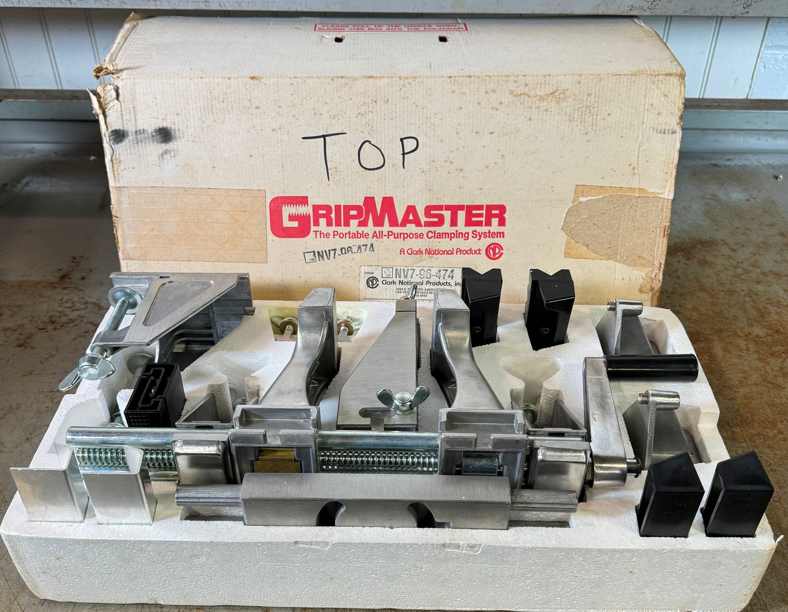 Gripmaster Clamping System: We do not guarantee it is complete. Sold as pictured