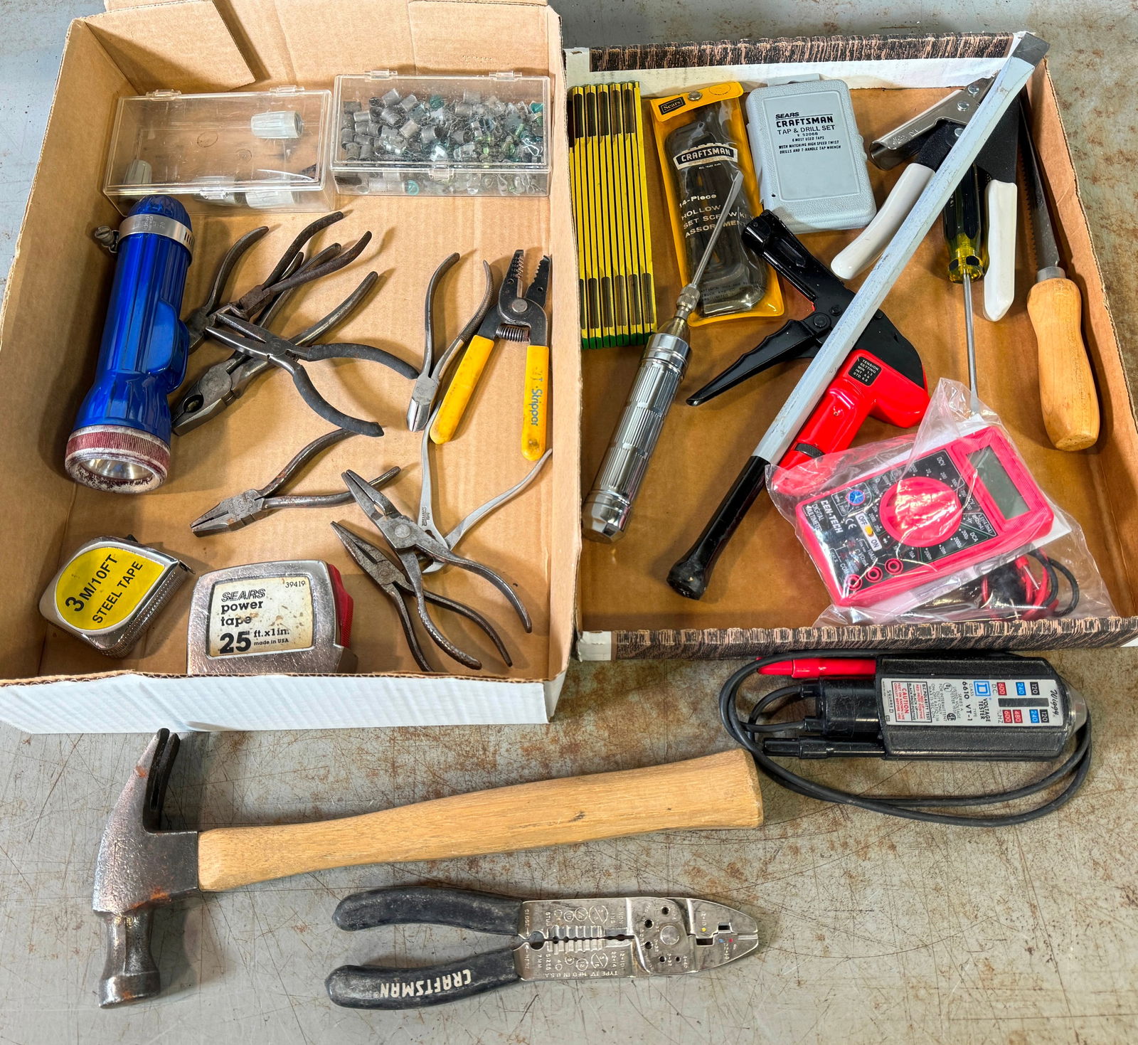 Testers Carpenters Hammer Pliers Misc Tools (1 of 3)