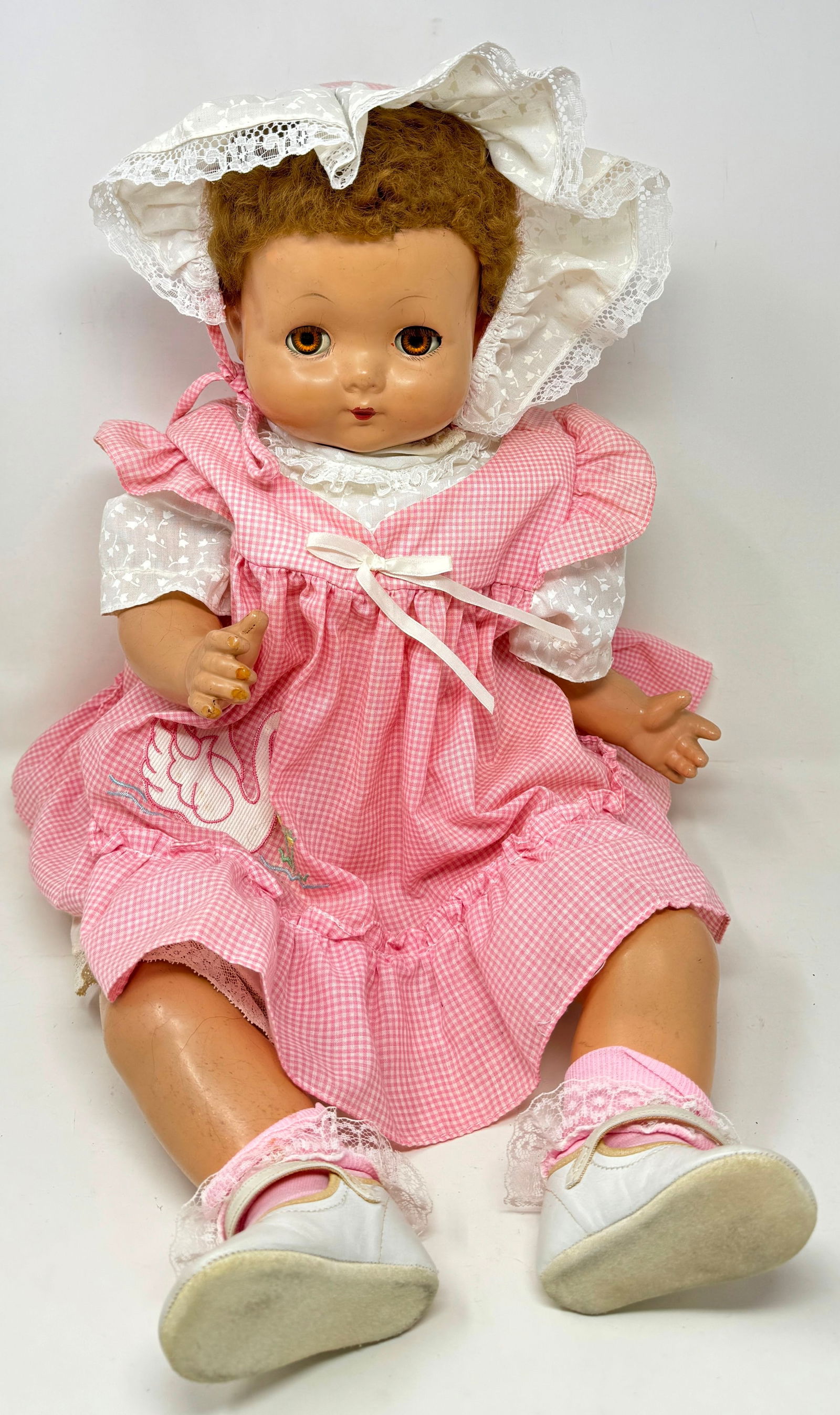 Composition Doll w/ Cloth Body (1 of 3)
