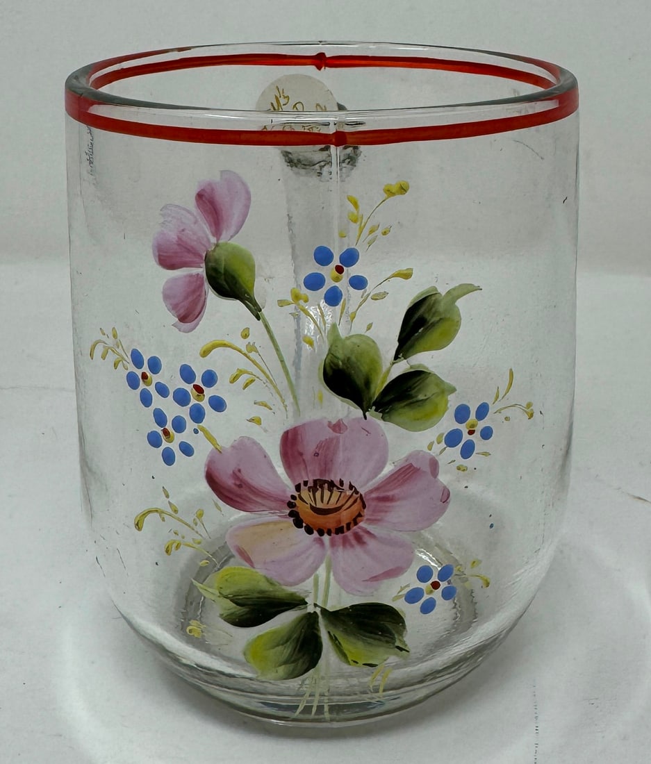 Hand Painted Tea Cup w/ Ground Bottom (1 of 4)