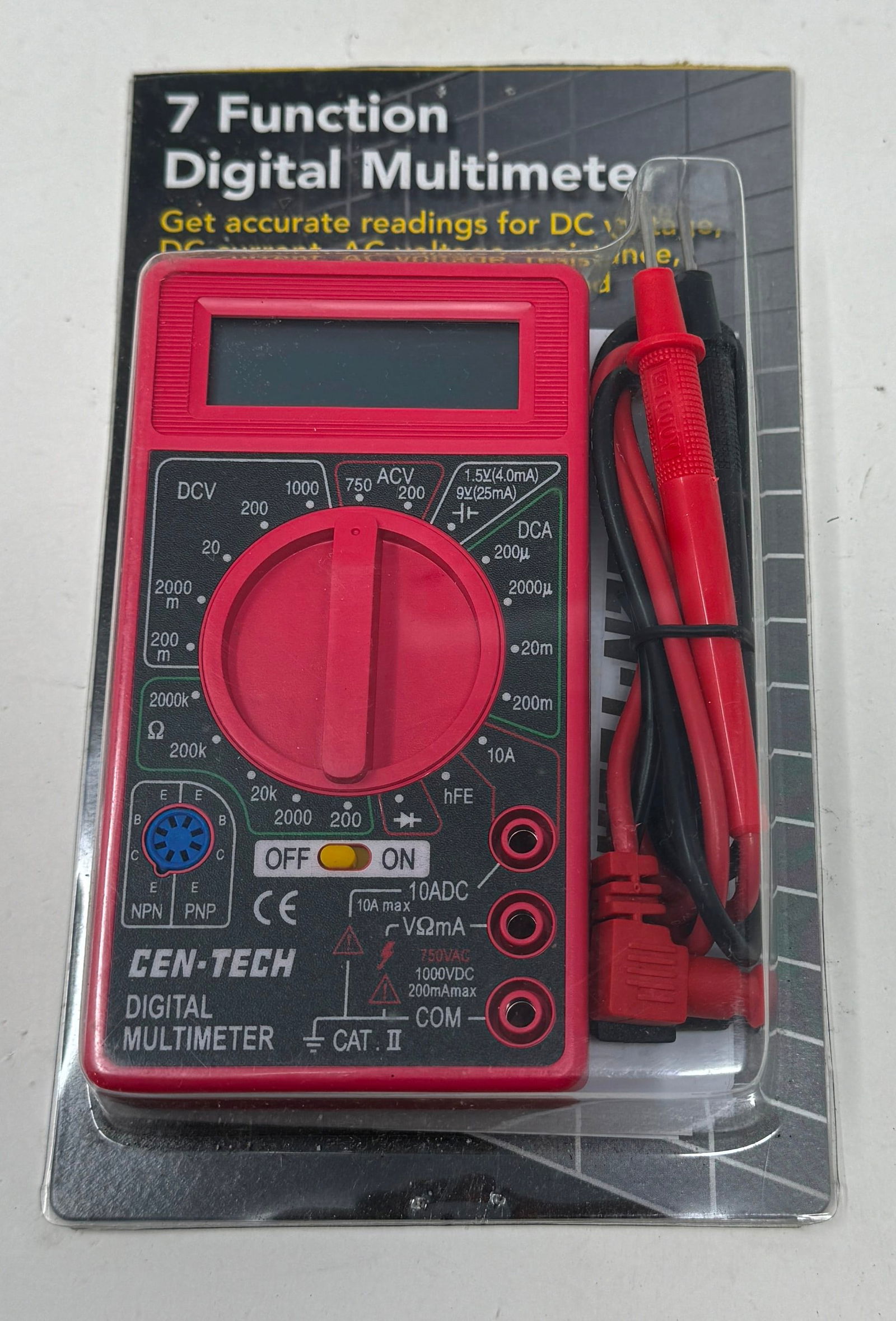 3 Cen-Tech Digital Multimeters (1 of 1)